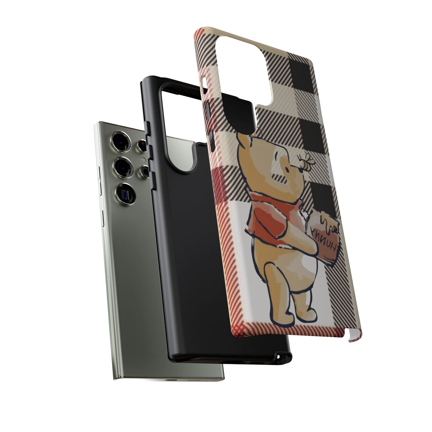 Cute Animal Phone Case, Winnie the Pooh Design, Gift for Kids, Character Case,