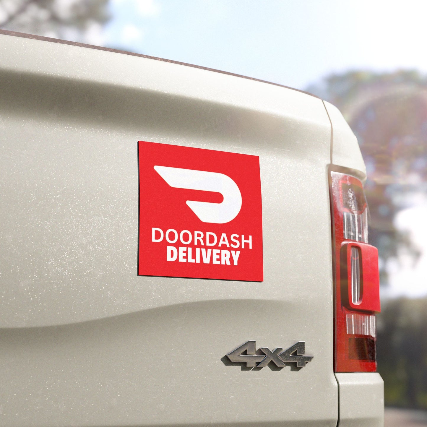 Red Door Dash Delivery Driver Car Magnets Bumper Sticker Decal Free Shipping