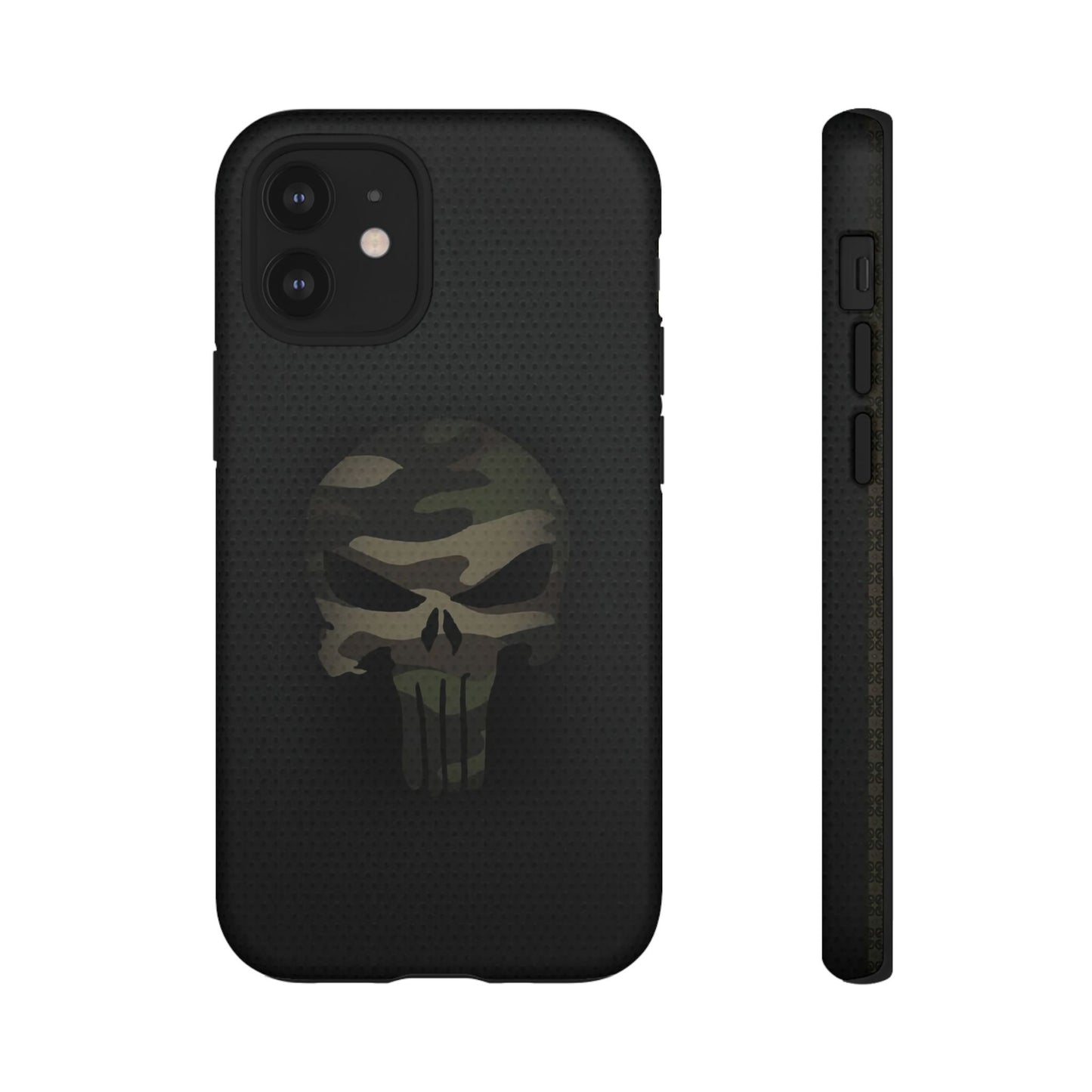 Camo Green Tough Case For iPhone, Samsung Galaxy, Jake Skull Punisher Graphic