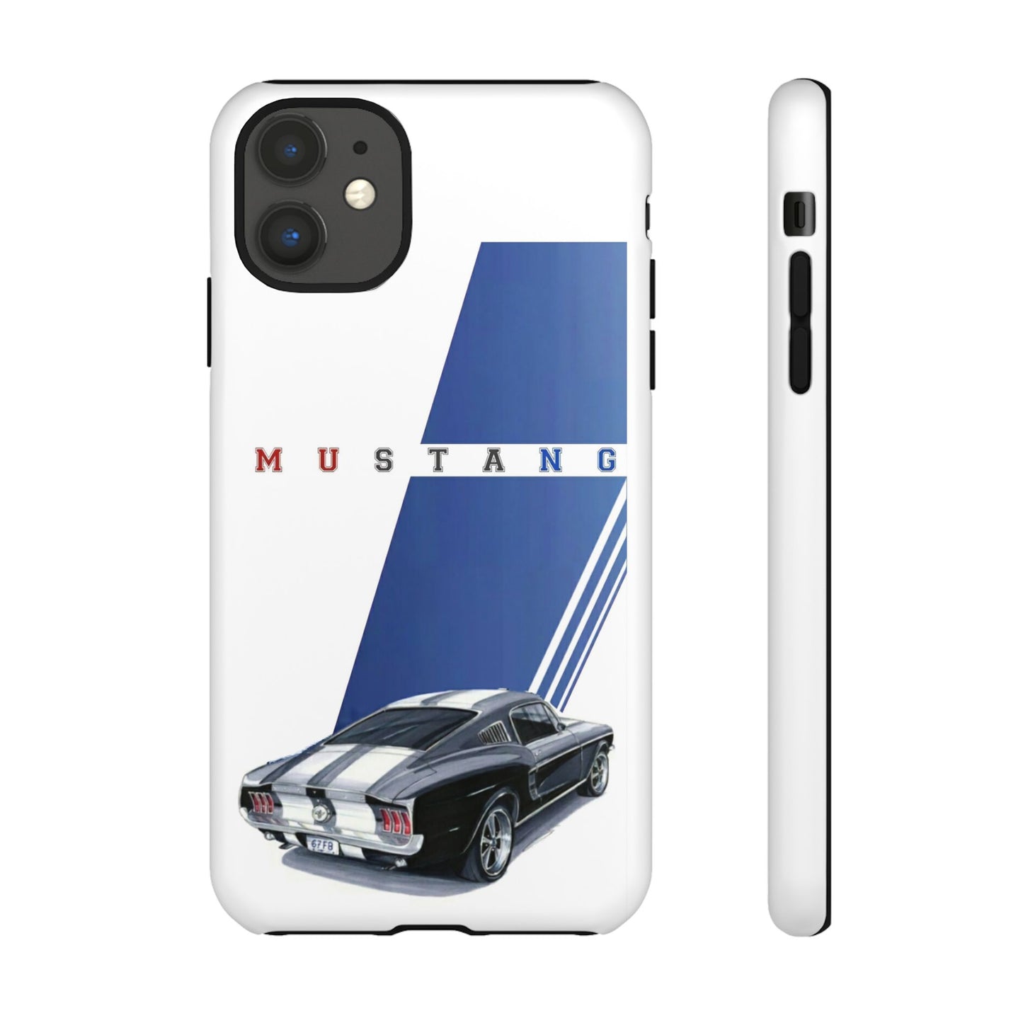Mustang Car Art Tough Cases For iPhones, Samsung Galaxy and Google Pixel