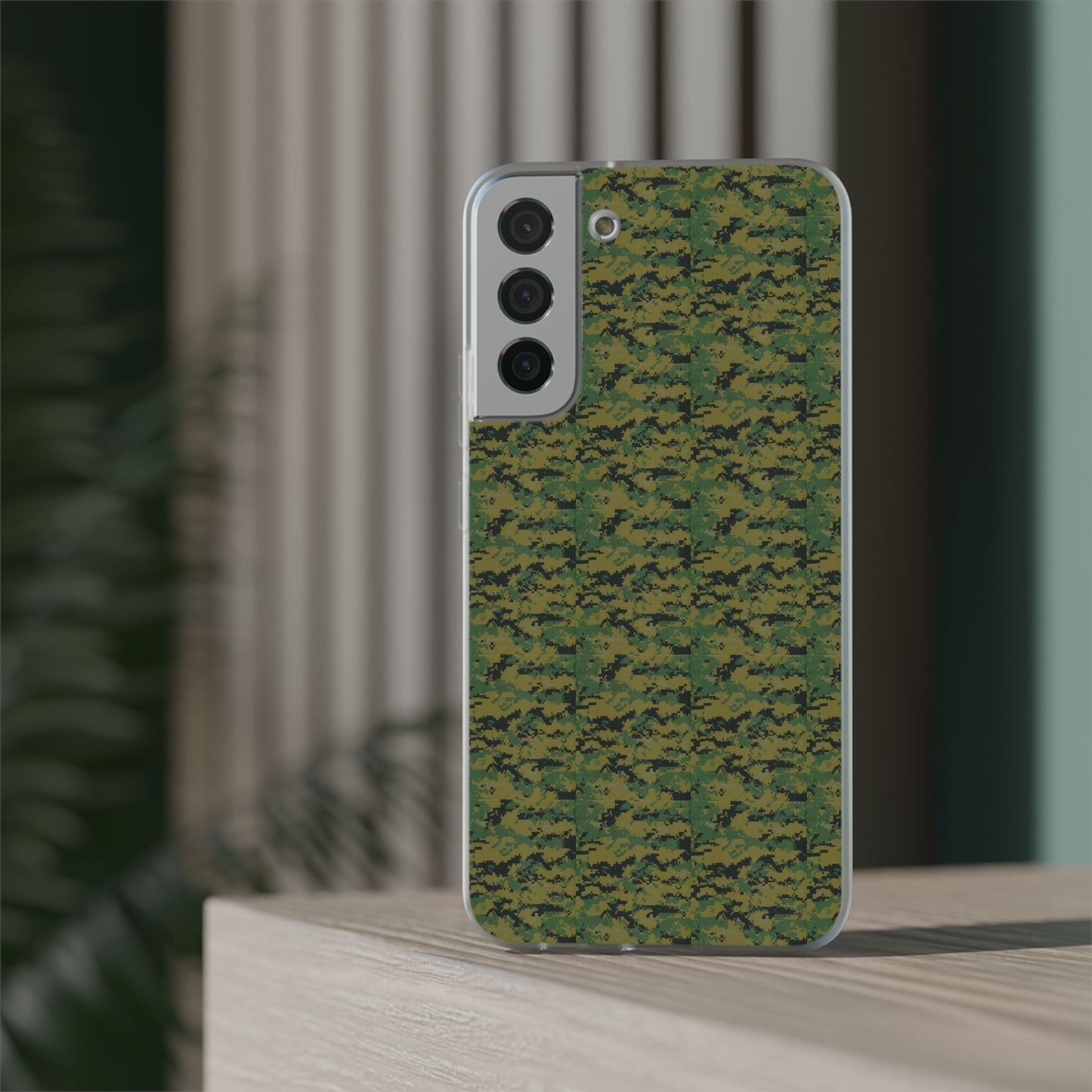 Marapat Pixelated Camo Flexible Phone Cases For iPhone and Samsung Galaxy