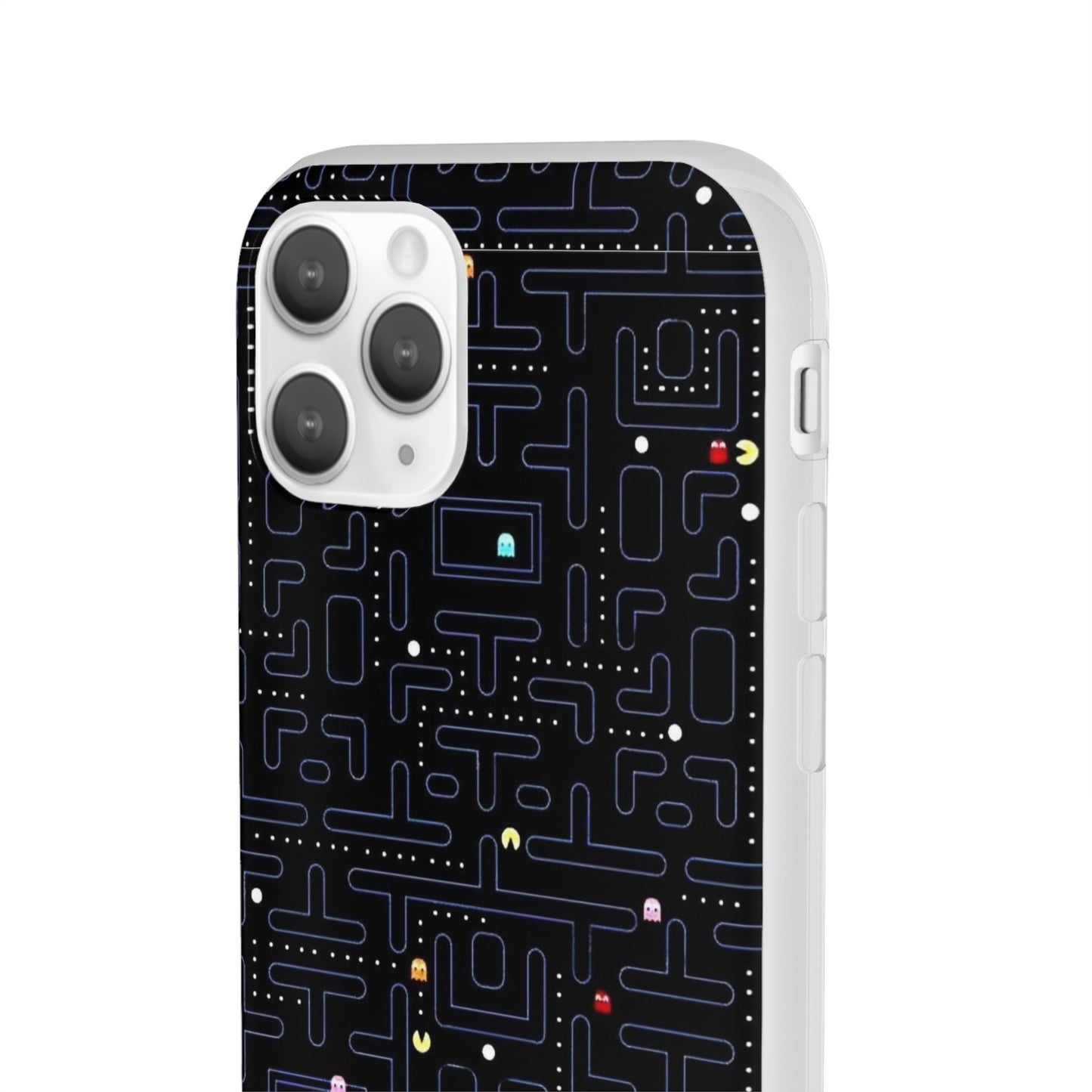 Retro Arcade Gaming TPU Phone Case, Fun Flexi Case, Gift for Gamers, Pac Man