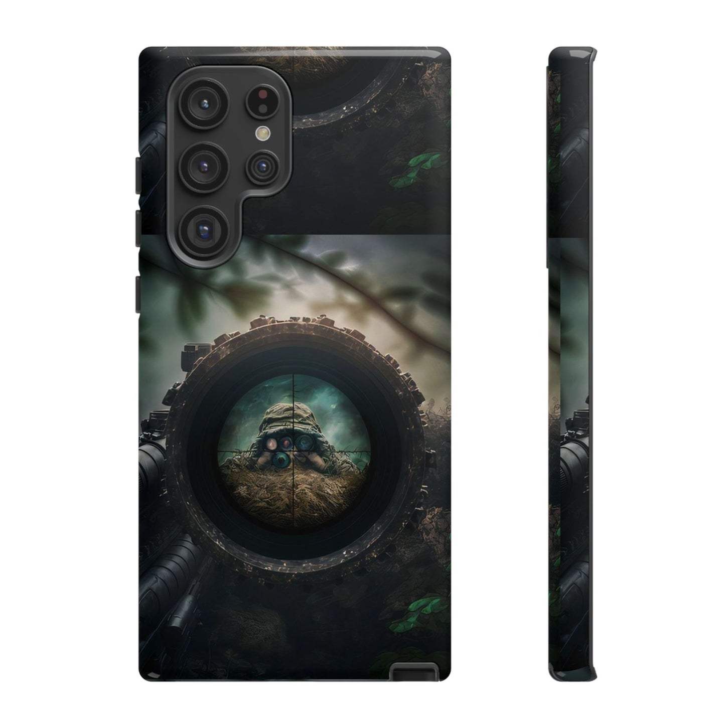 Sniper Scope Soldier Phone Case | Dual Layer Tough Cover  For iPhone