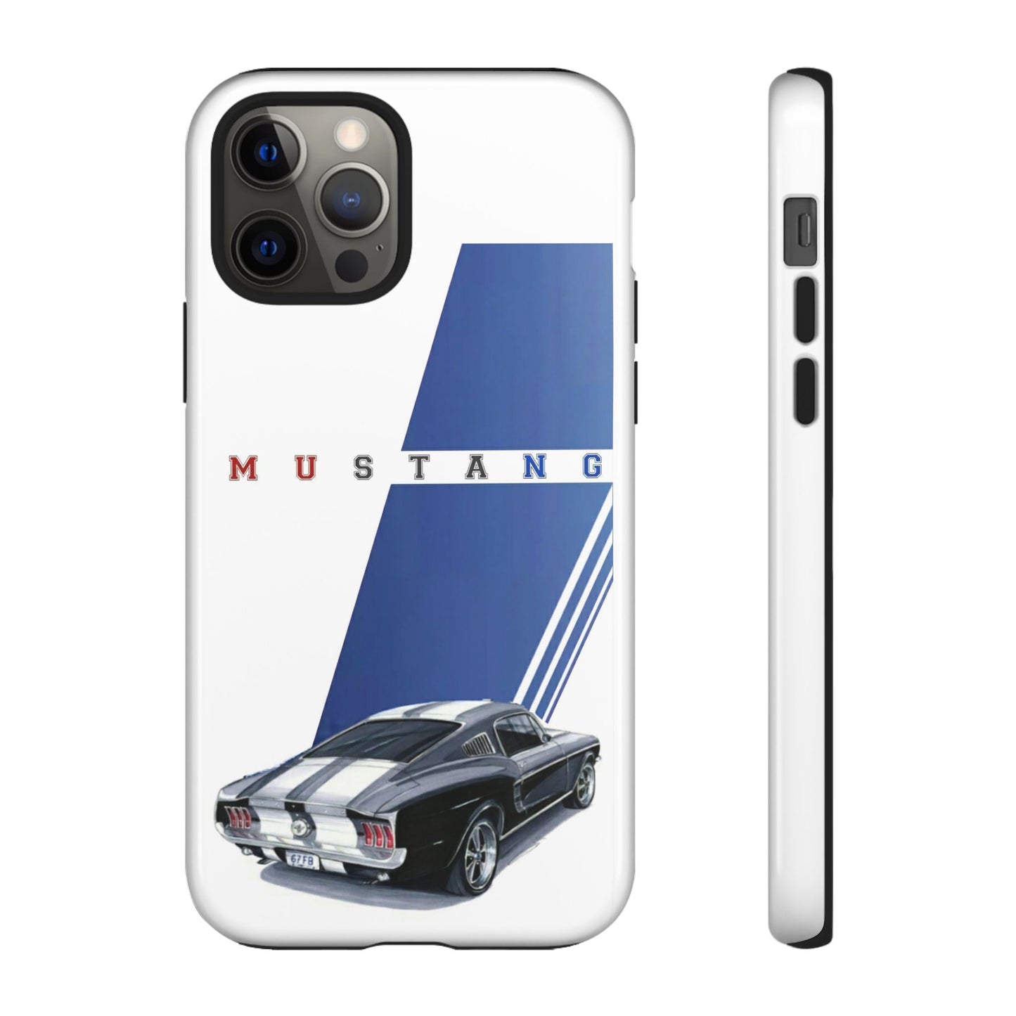Mustang Car Art Tough Cases For iPhones, Samsung Galaxy and Google Pixel