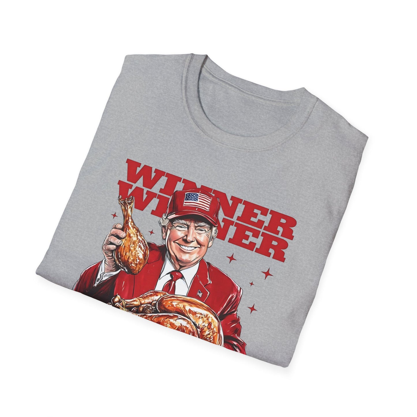 Trump 'Winner Winner Turkey Dinner' Graphic T-Shirt, President Inauguration