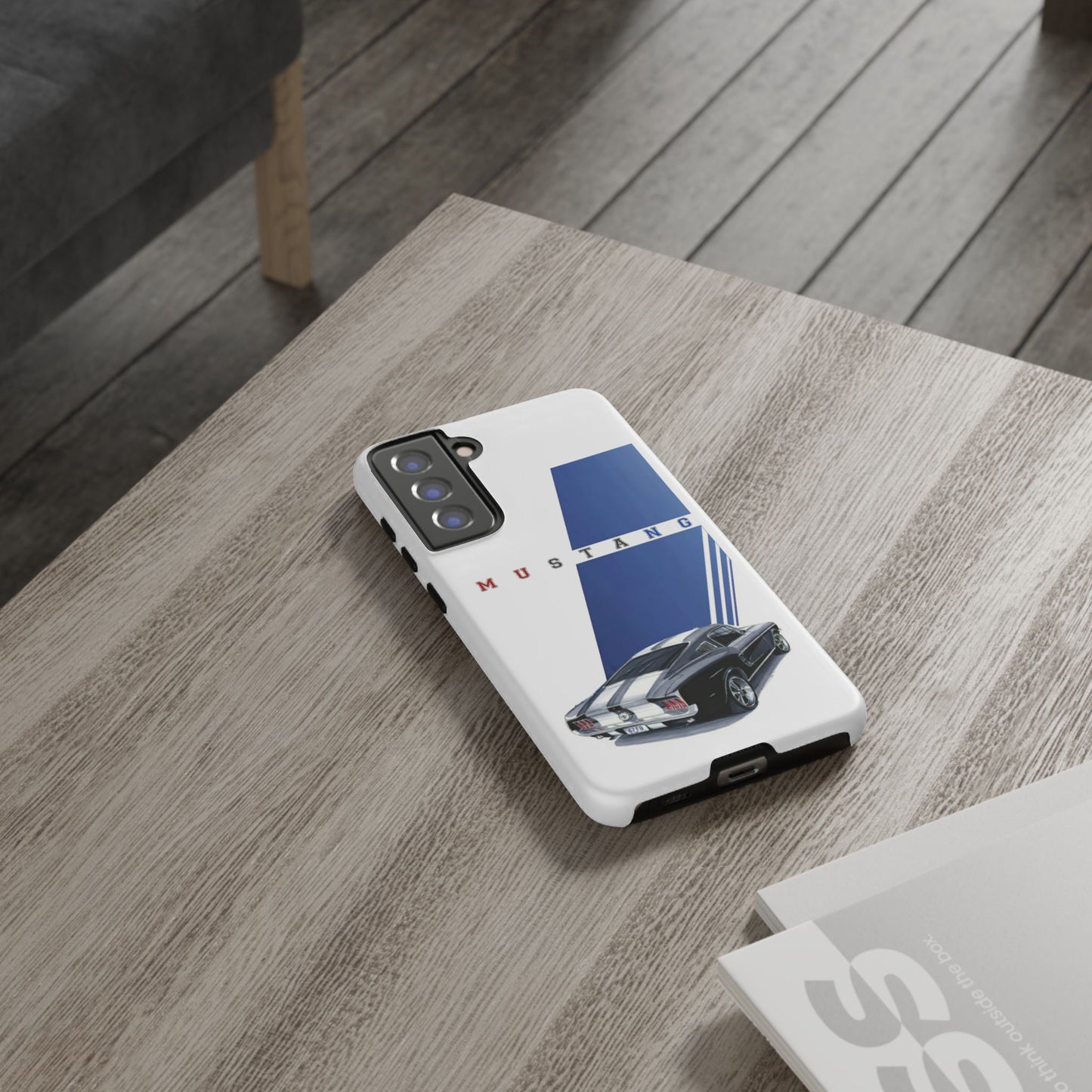 Mustang Car Art Tough Cases For iPhones, Samsung Galaxy and Google Pixel