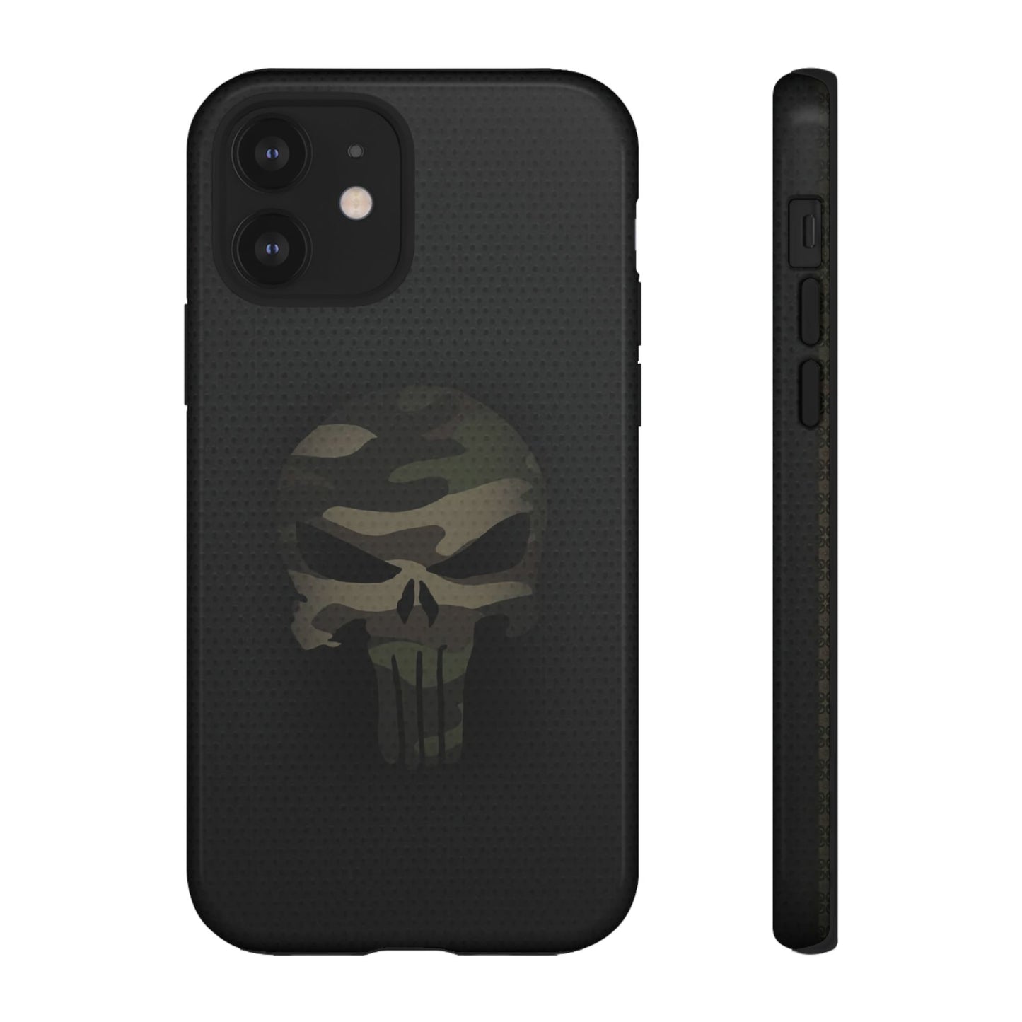 Camo Green Tough Case For iPhone, Samsung Galaxy, Pixel, Punisher Graphic