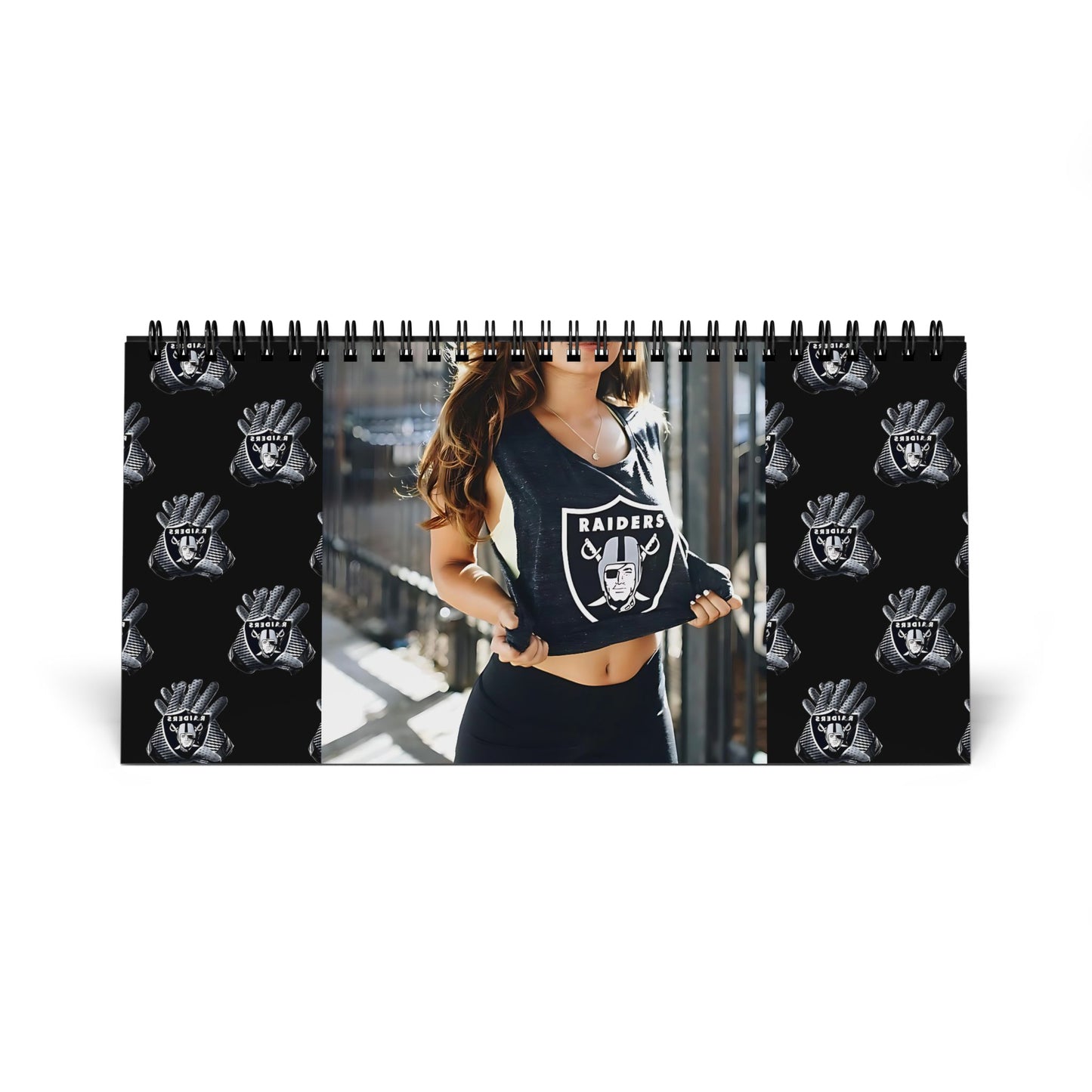 2025 Desktop Calendar Raider Nation Girls - Pro Football Theme