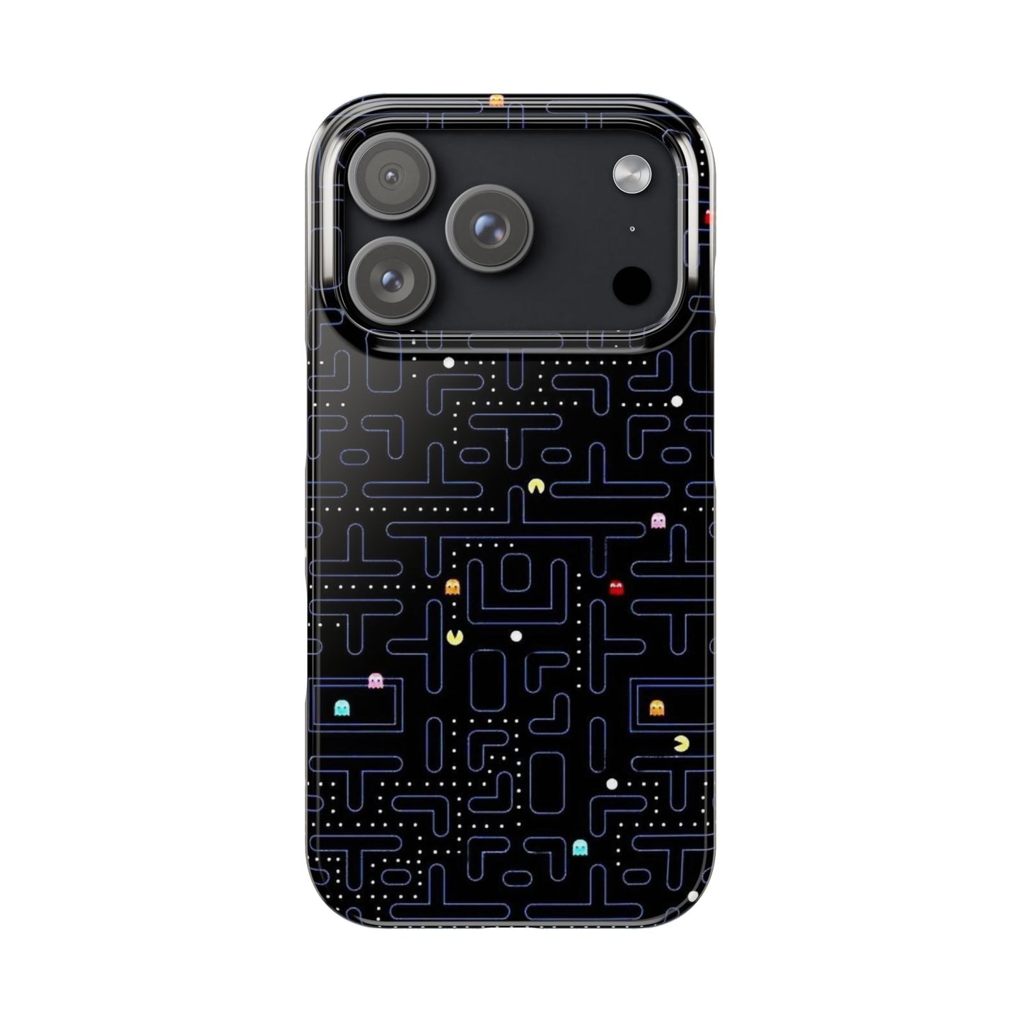 iPhone Slim Case, Pac Man Arcade Game Board Design, Glossy Finish