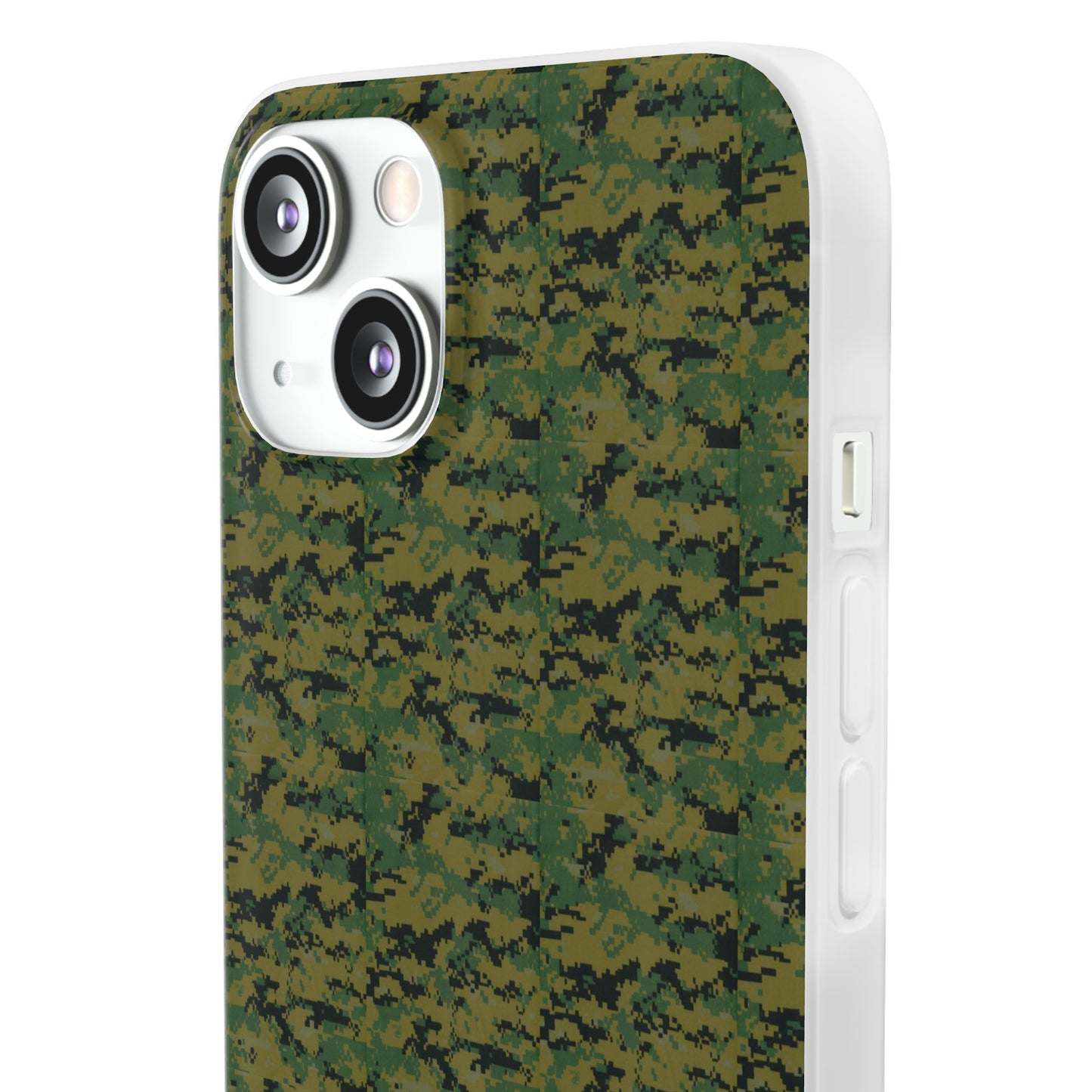 Marapat Pixelated Camo Flexible Phone Cases For iPhone and Samsung Galaxy