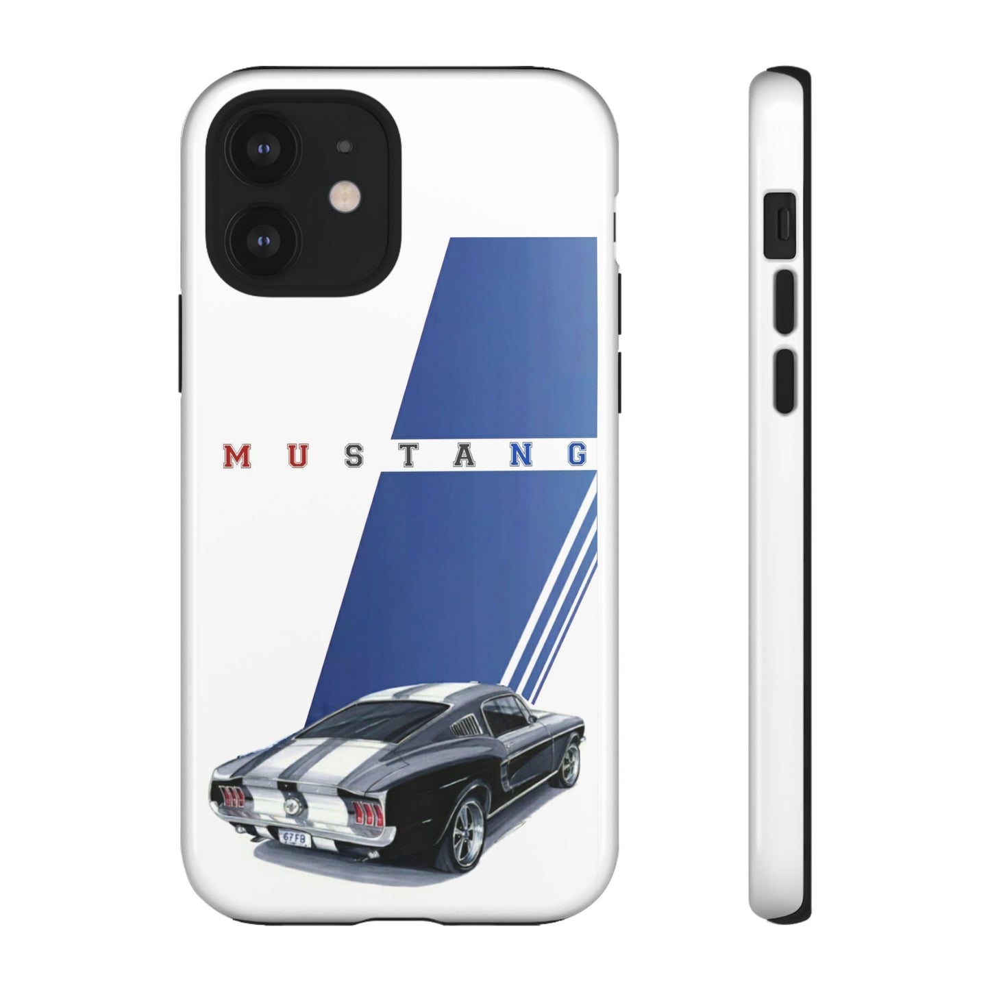 Mustang Car Art Tough Cases For iPhones, Samsung Galaxy and Google Pixel