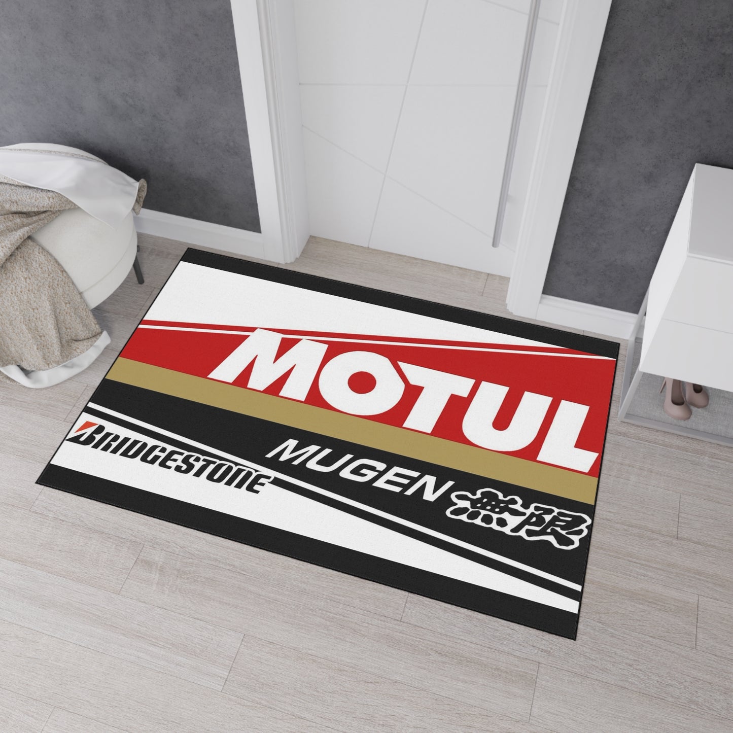 Motul Mugen Racing Heavy-Duty Floor Mat – Garage & Workshop Entrance Mat