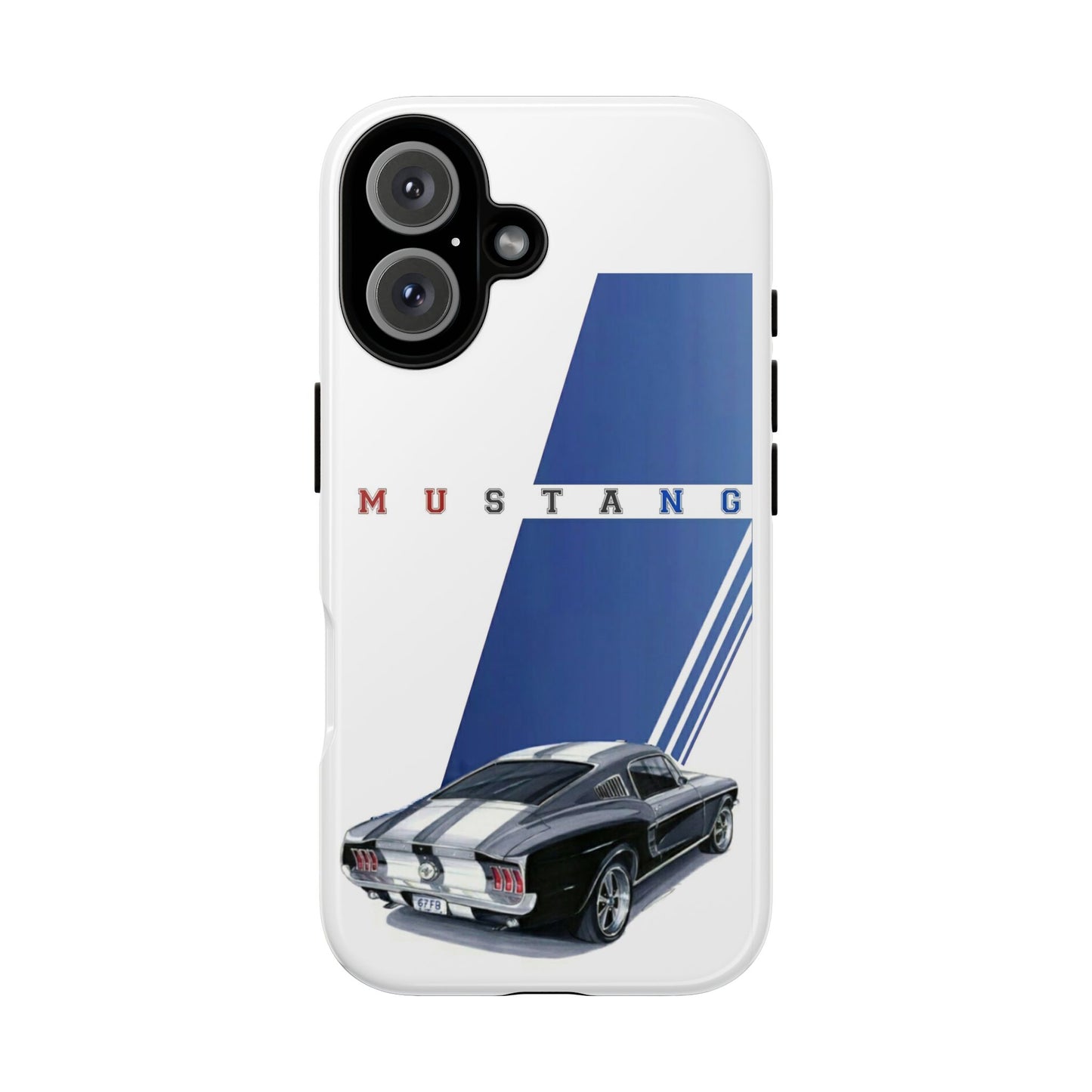 Mustang Car Art Tough Cases For iPhones, Samsung Galaxy and Google Pixel