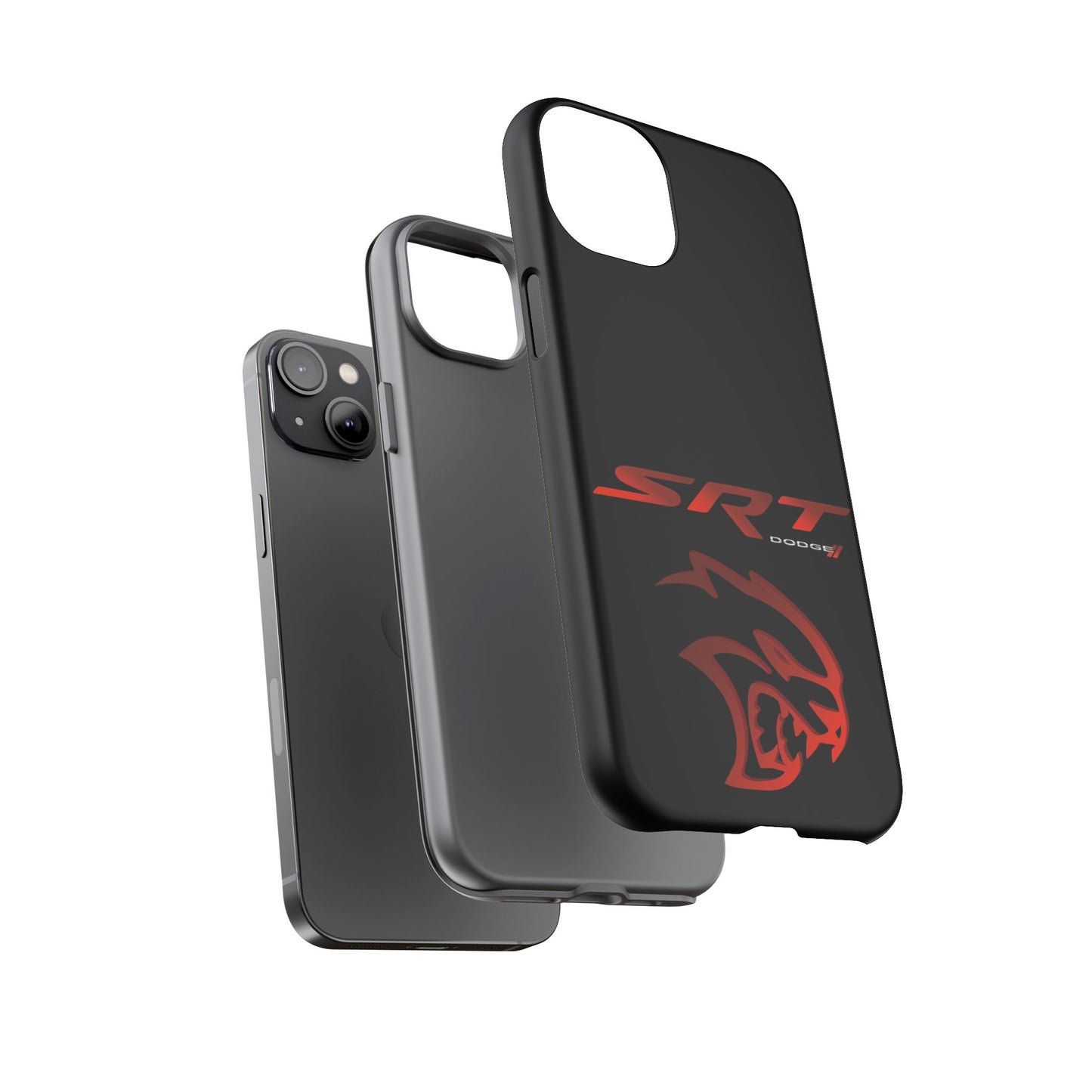 Black SRT Tough Case for iPhones, Galaxy Phones and Google Pixel