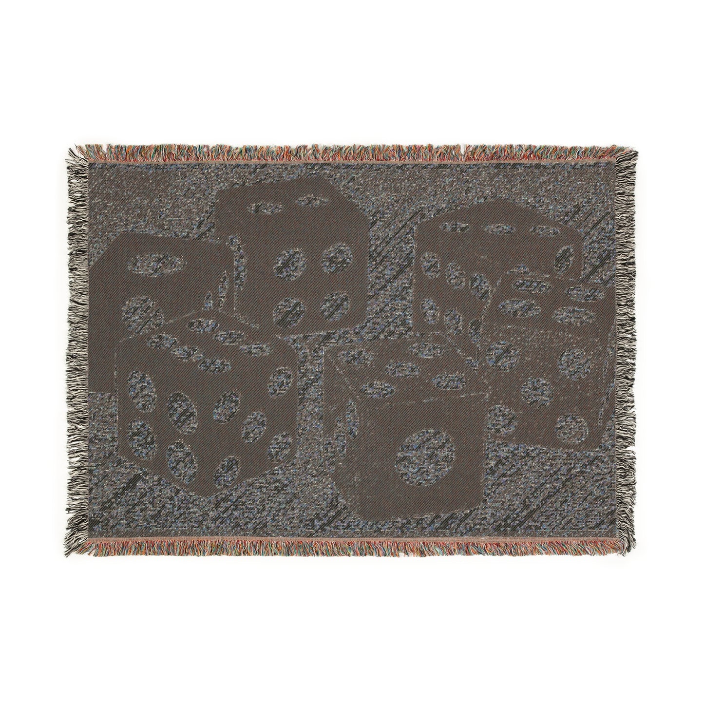 Cozy Dice Woven Blanket - Perfect for Game Nights, Home Decor, Playroom, Gift