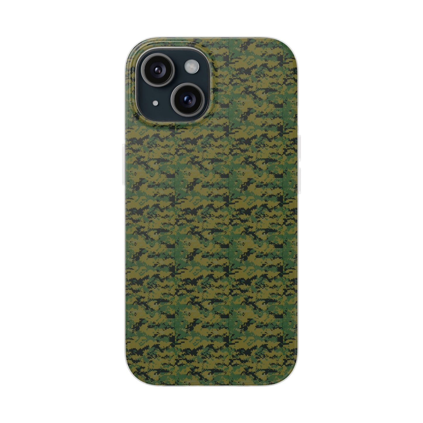 Marapat Pixelated Camo Flexible Phone Cases For iPhone and Samsung Galaxy