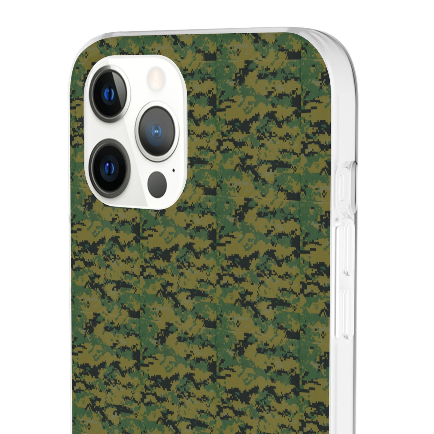 Marapat Pixelated Camo Flexible Phone Cases For iPhone and Samsung Galaxy