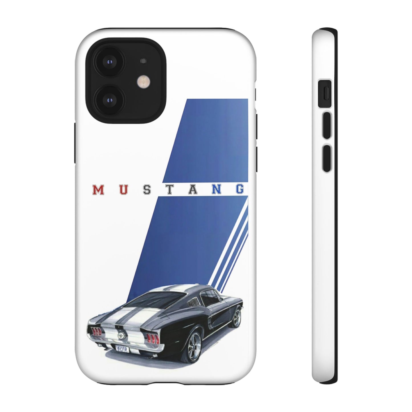 Mustang Car Art Tough Cases For iPhones, Samsung Galaxy and Google Pixel