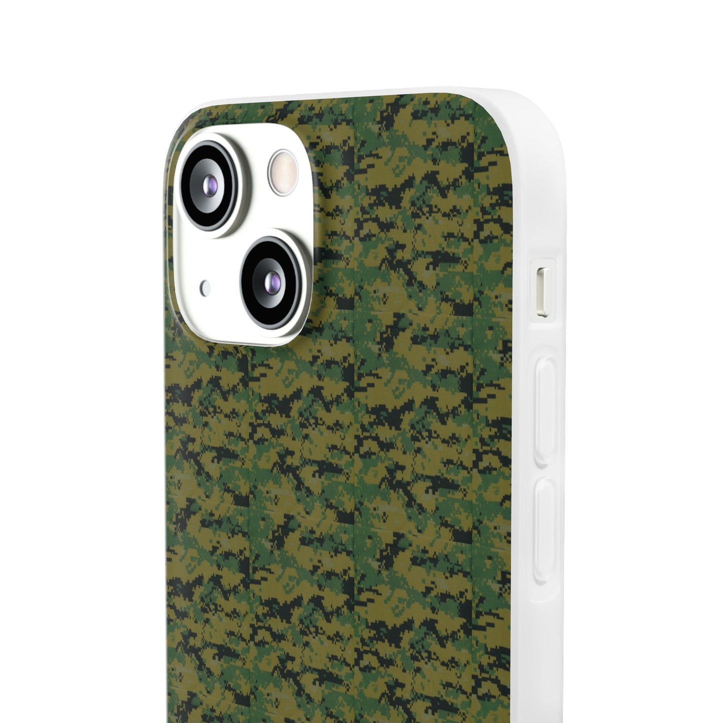 Marapat Pixelated Camo Flexible Phone Cases For iPhone and Samsung Galaxy