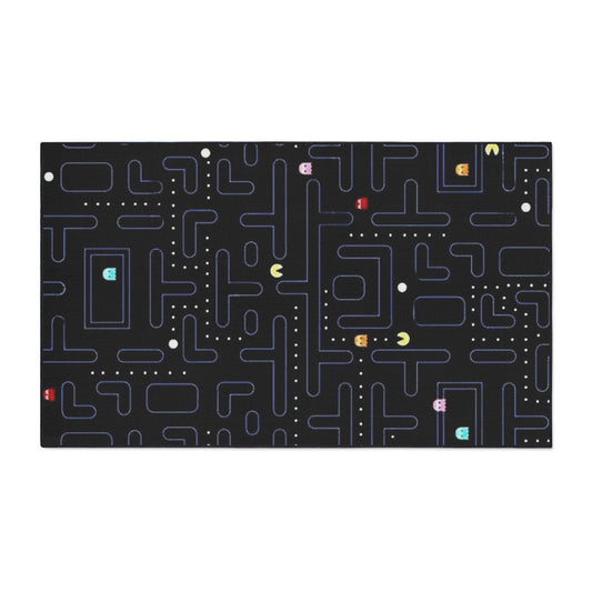 Retro Arcade Game Board Heavy Duty Floor Mat, Vintage Pac Man, Gaming Room