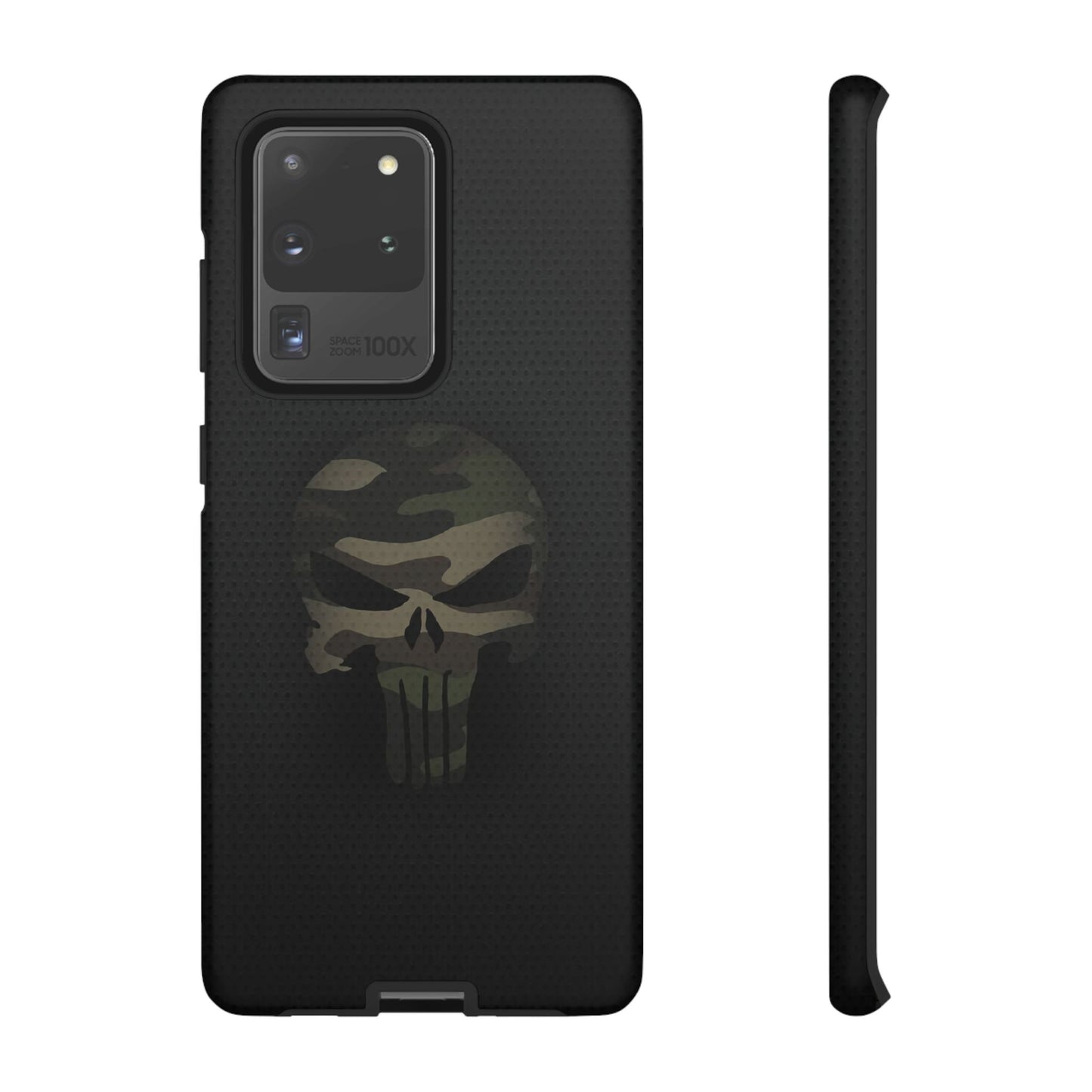 Camo Green Tough Case For iPhone, Samsung Galaxy, Pixel, Punisher Graphic