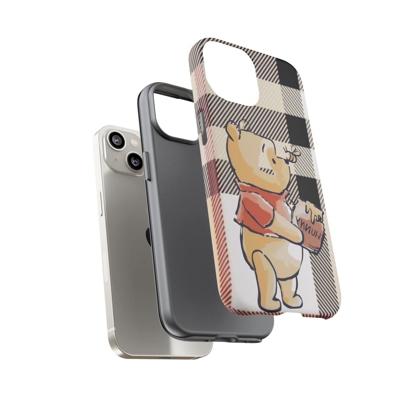 Cute Animal Phone Case, Winnie the Pooh Design, Gift for Kids, Character Case,