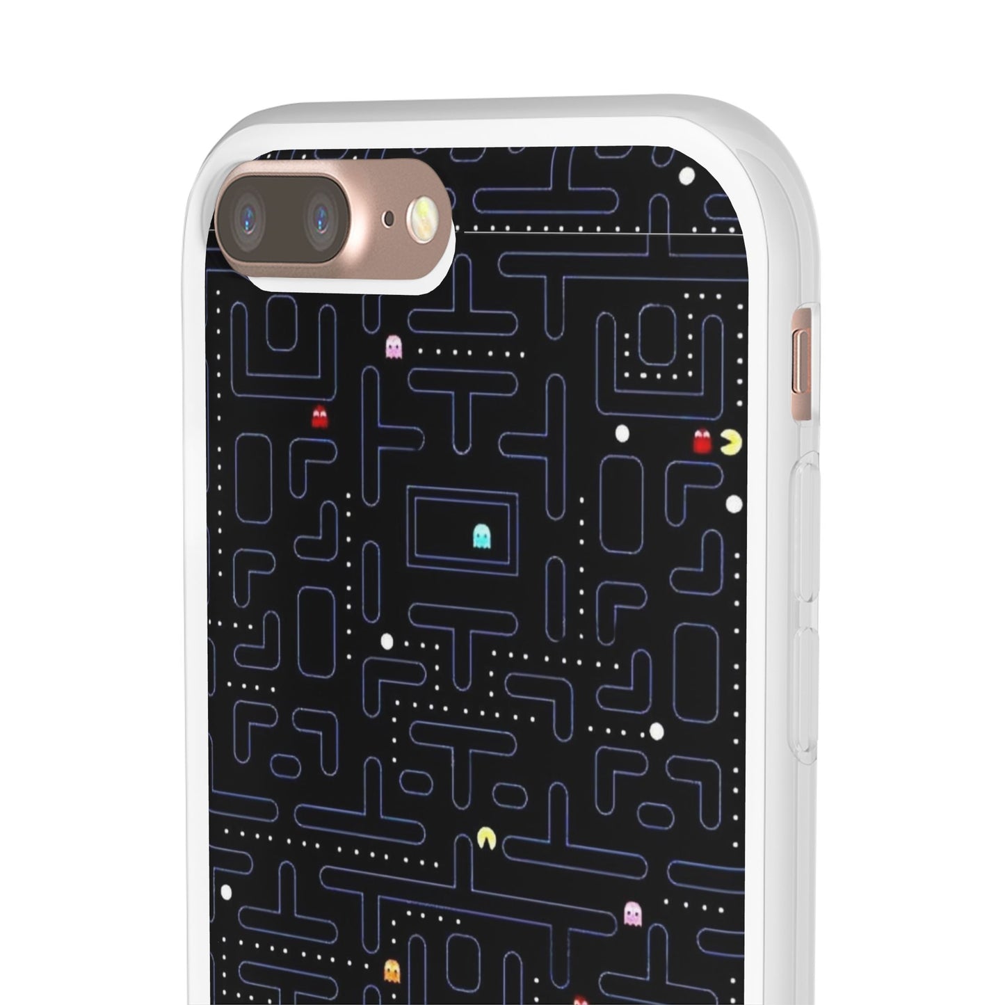 Retro Arcade Gaming TPU Phone Case, Fun Flexi Case, Gift for Gamers, Pac Man