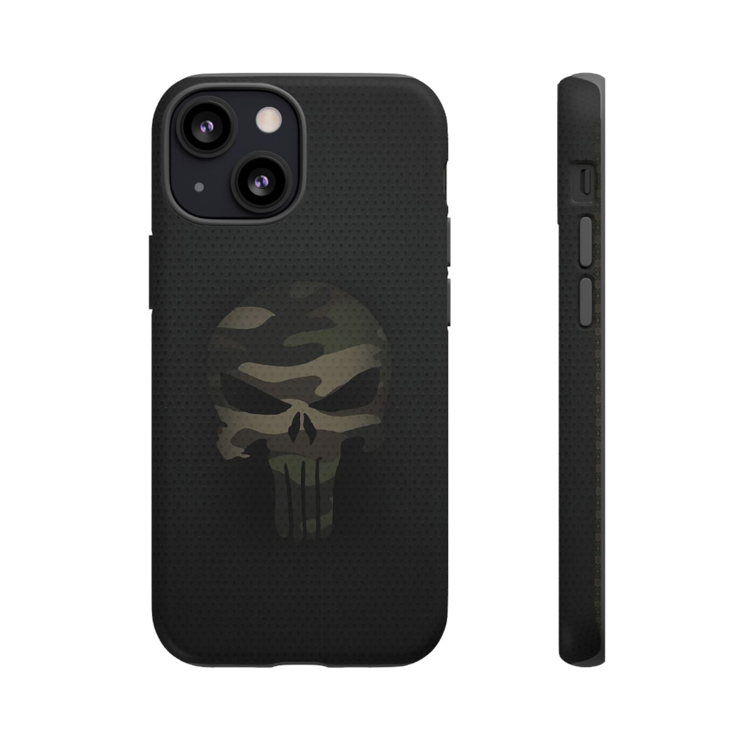 Camo Green Tough Case For iPhone, Samsung Galaxy, Jake Skull Punisher Graphic