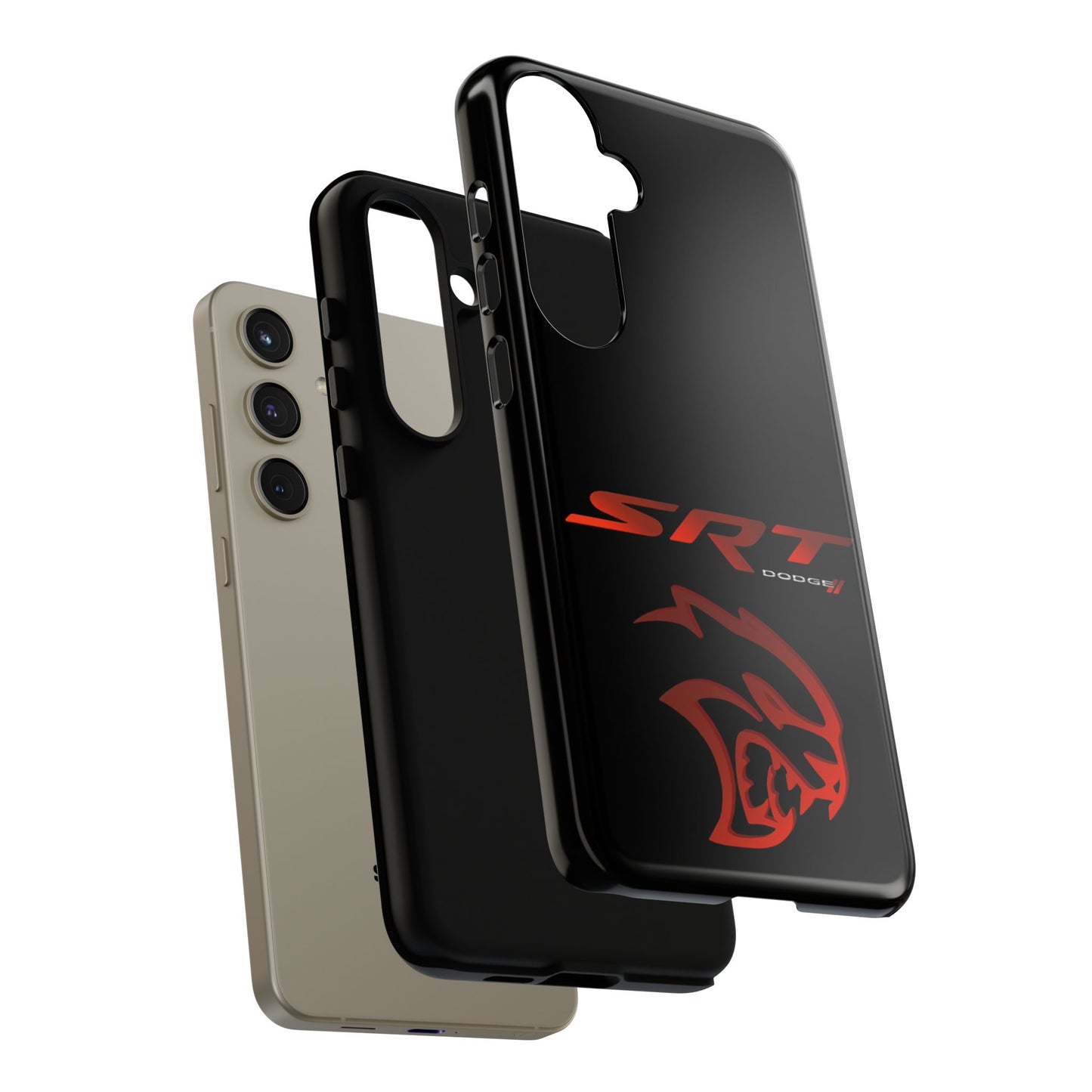 Black SRT Tough Case for iPhones, Galaxy Phones and Google Pixel