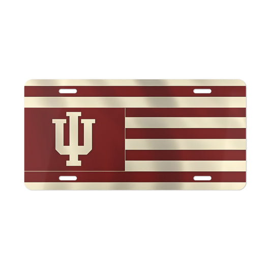 State Of Indiana Stripes Front Vanity License Plate