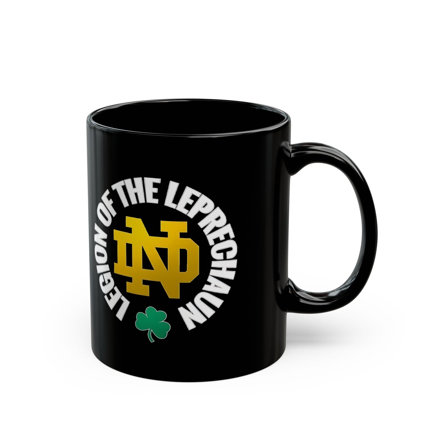 Irish Themed Mug, Legion Of The Leprechaun Black Mug (11oz, 15oz), Gift Idea