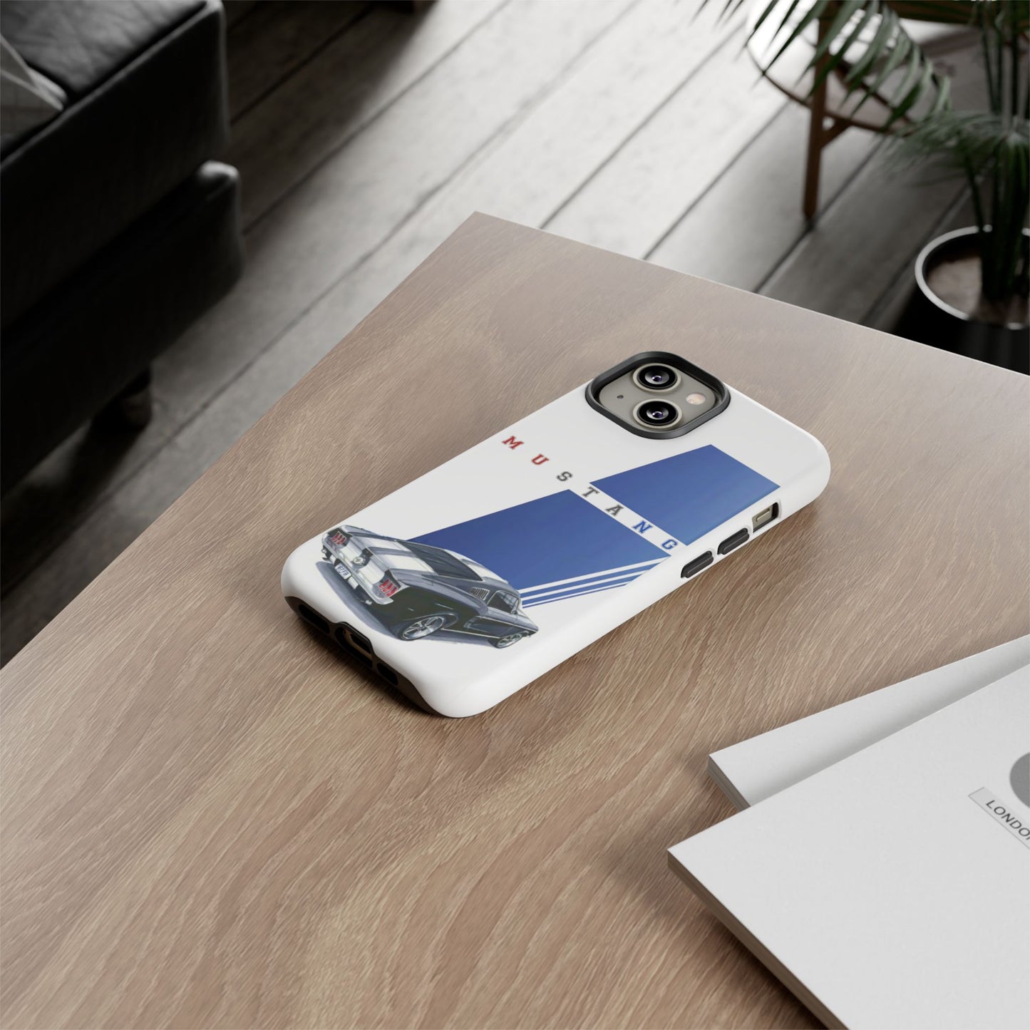Mustang Car Art Tough Cases For iPhones, Samsung Galaxy and Google Pixel