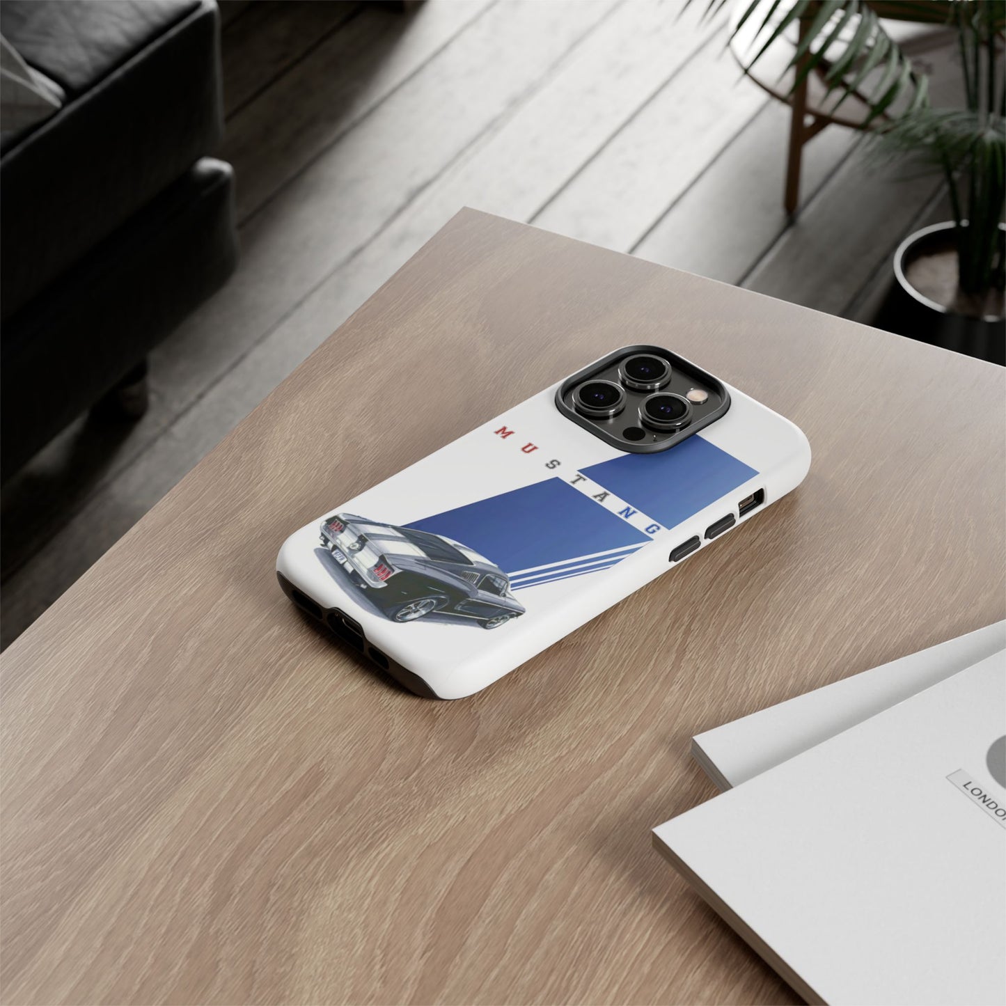 Mustang Car Art Tough Cases For iPhones, Samsung Galaxy and Google Pixel