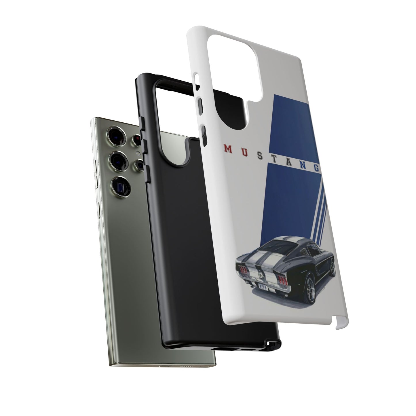 Mustang Car Art Tough Cases For iPhones, Samsung Galaxy and Google Pixel