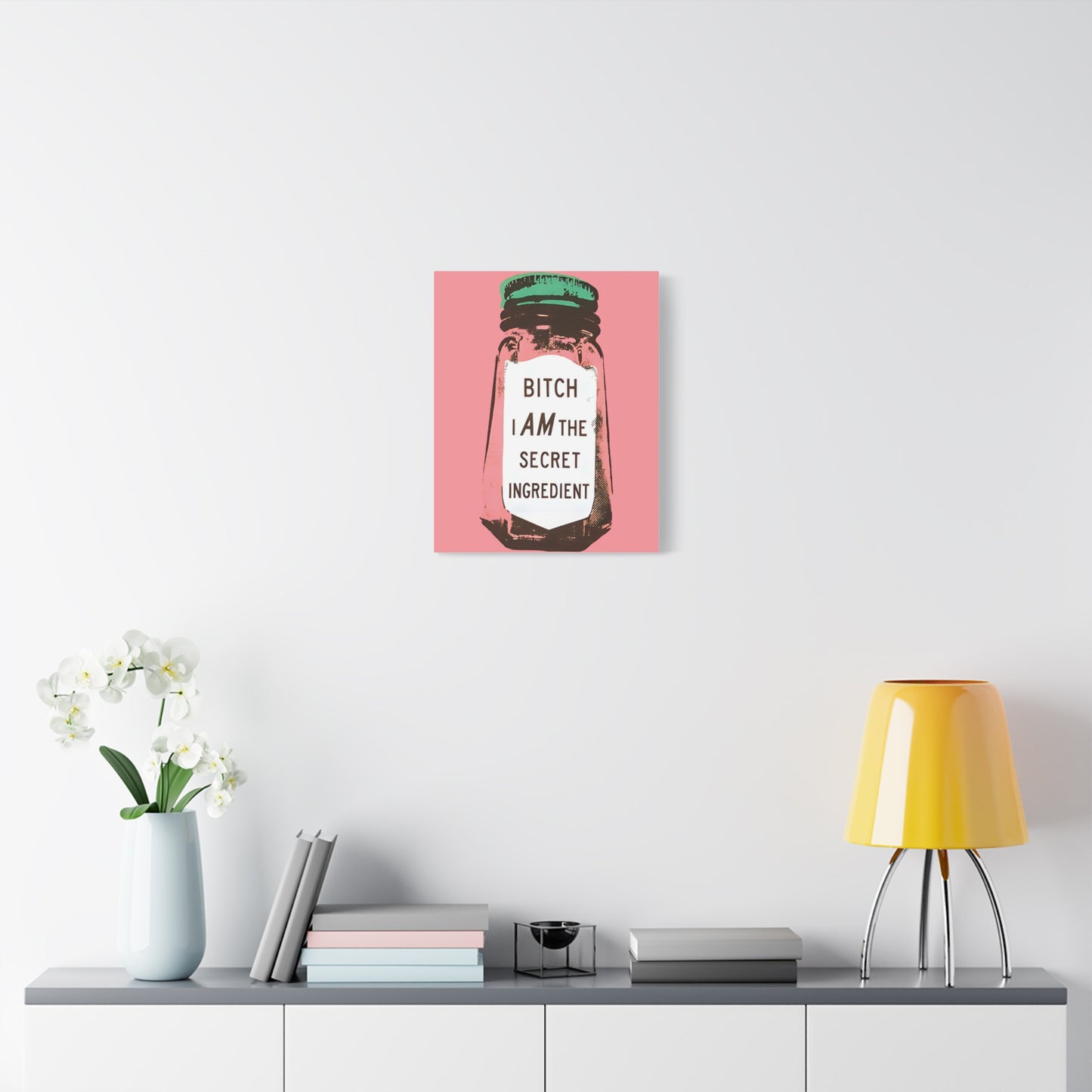 Canvas Print, I Am The Secret Ingredient, Trendy Home and Office Decor, Matte