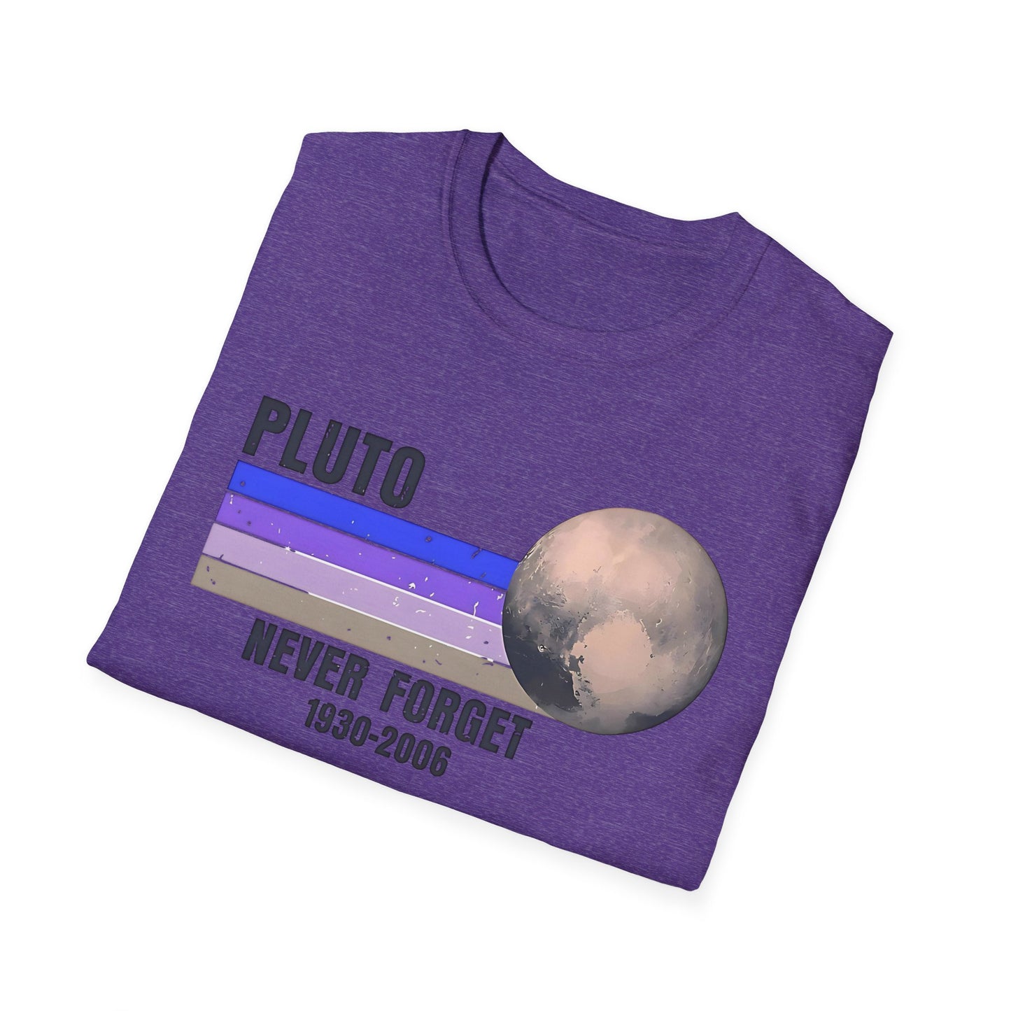 Retro Pluto Never Forget T-Shirt, Space Lover Gift, Astronomy Tee, Nostalgia