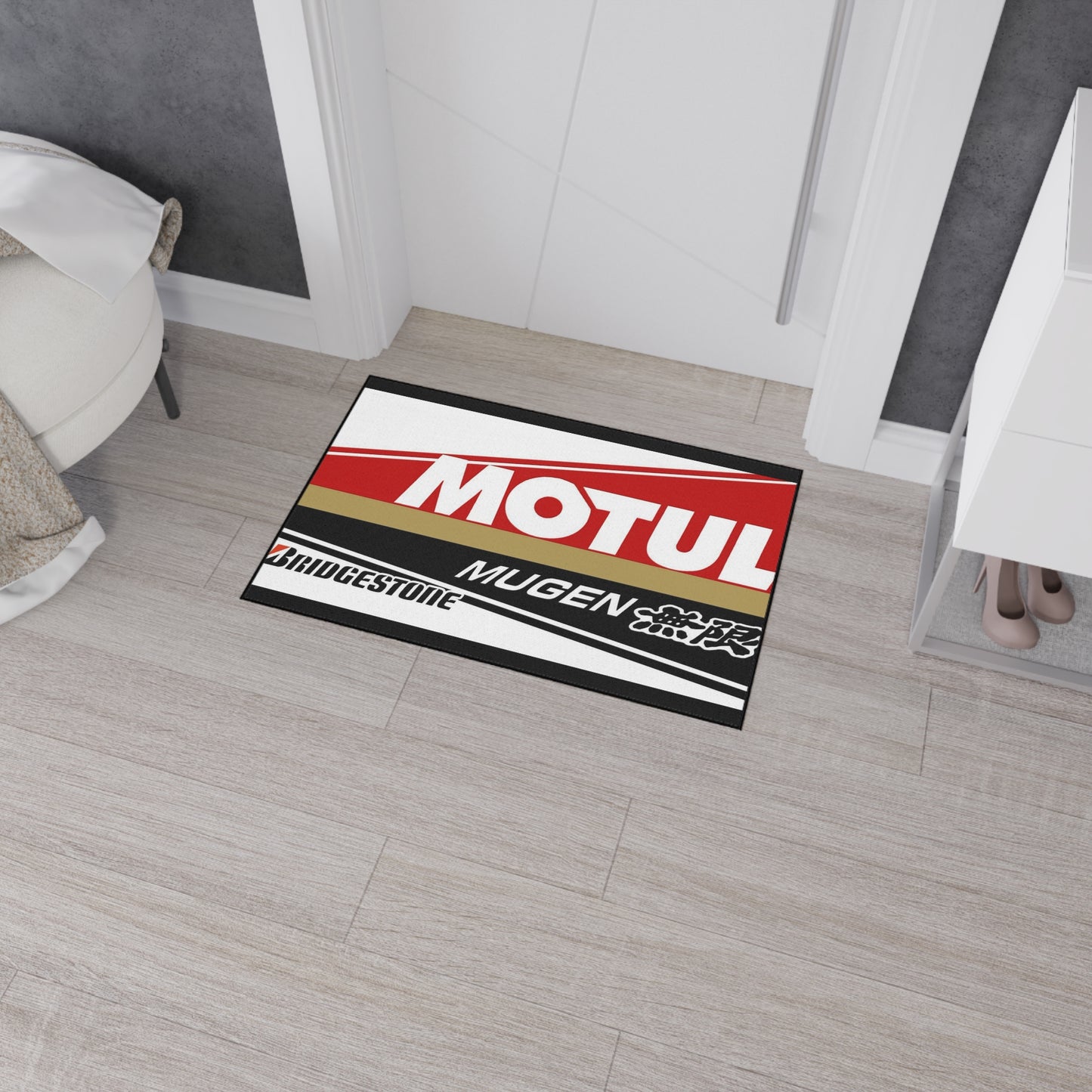 Motul Mugen Racing Heavy-Duty Floor Mat – Garage & Workshop Entrance Mat