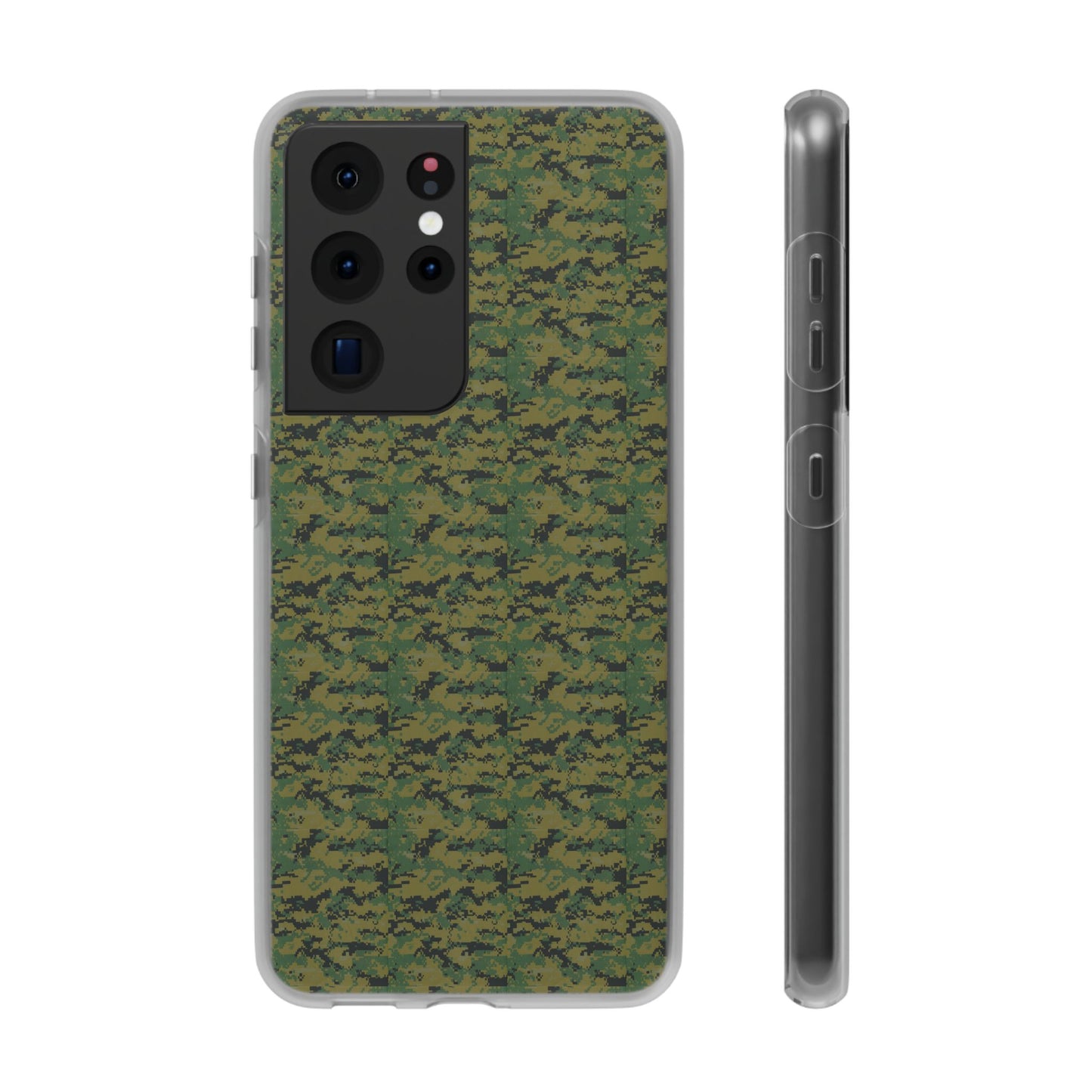 Marapat Pixelated Camo Flexible Phone Cases For iPhone and Samsung Galaxy