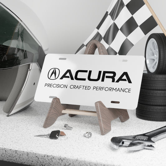 Compatible With Acura Front Vanity License Plate, Precision Crafted Performance