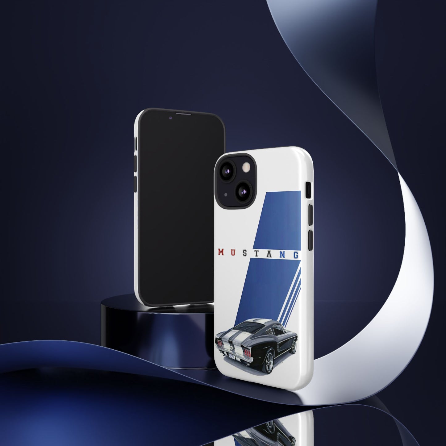 Mustang Car Art Tough Cases For iPhones, Samsung Galaxy and Google Pixel