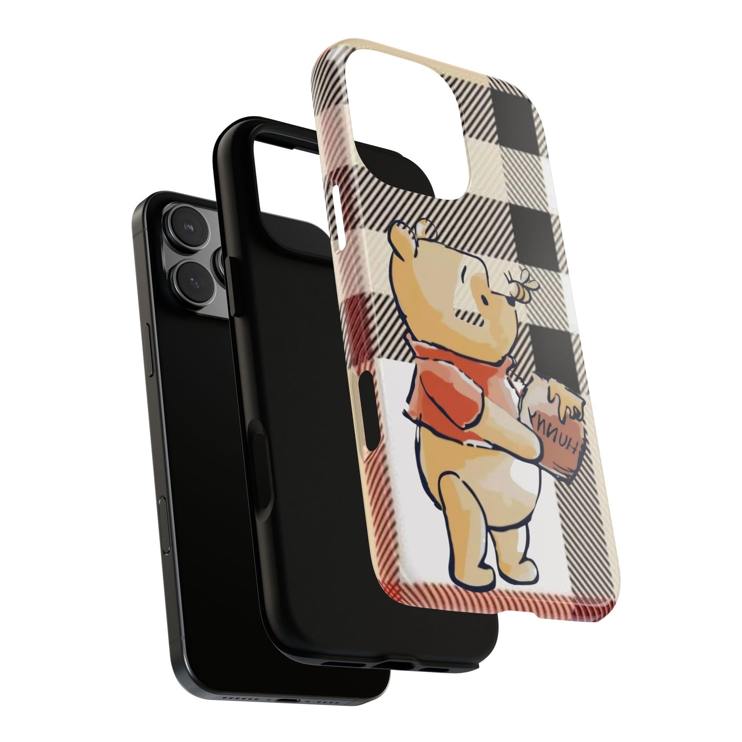 Cute Animal Phone Case, Winnie the Pooh Design, Gift for Kids, Character Case,