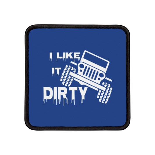 Jeep-Themed Iron-On Patches | I Like It Dirty, Car Enthusiast Gift, Adventure