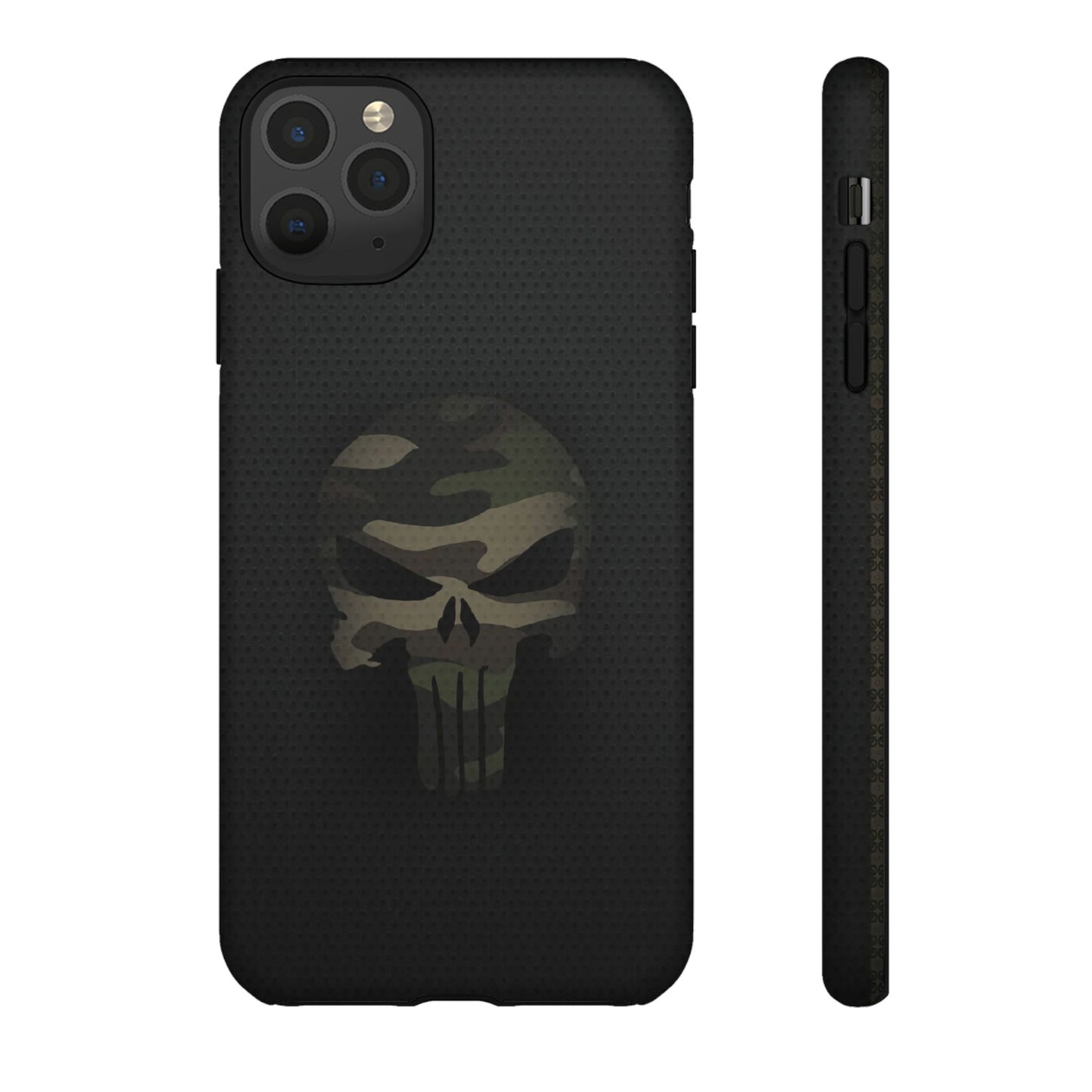 Camo Green Tough Case For iPhone, Samsung Galaxy, Jake Skull Punisher Graphic