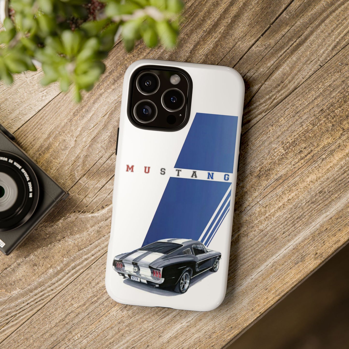Mustang Car Art Tough Cases For iPhones, Samsung Galaxy and Google Pixel