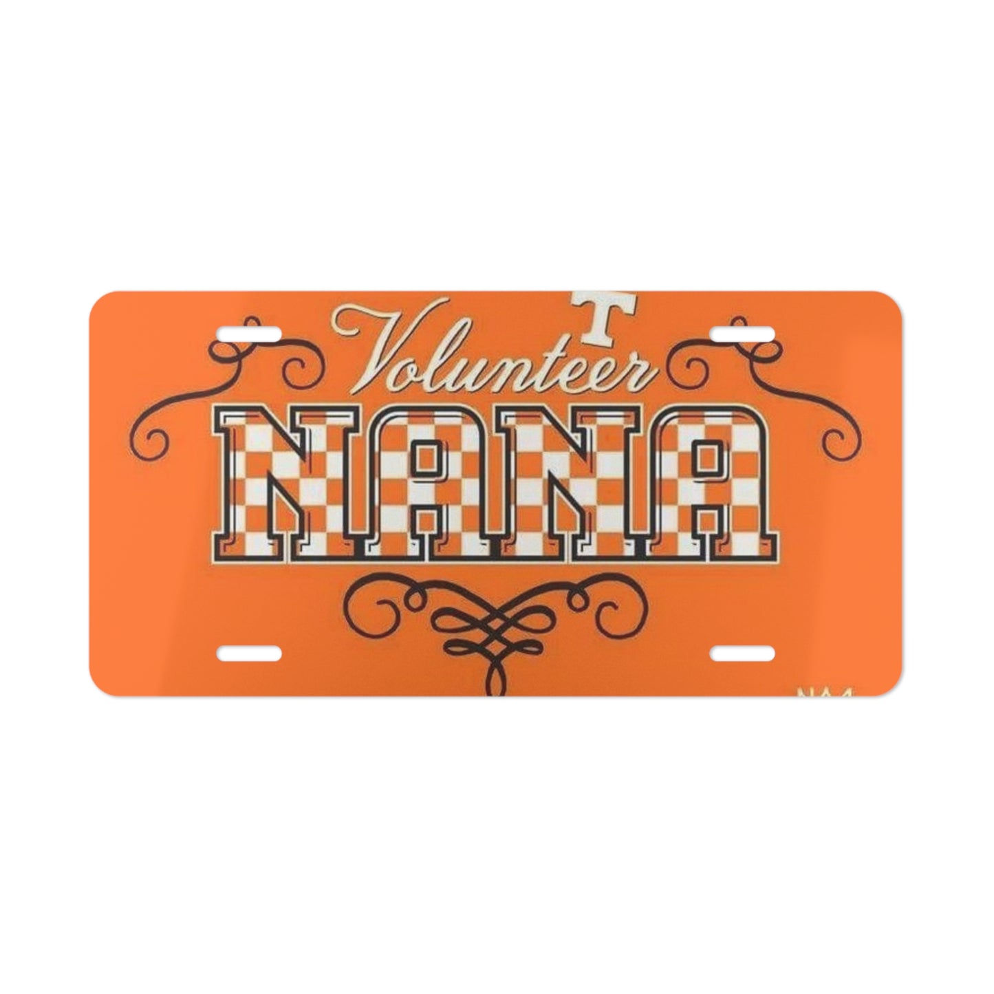 Tennessee Vanity Front License Plate Volunteer Nana, Grandma