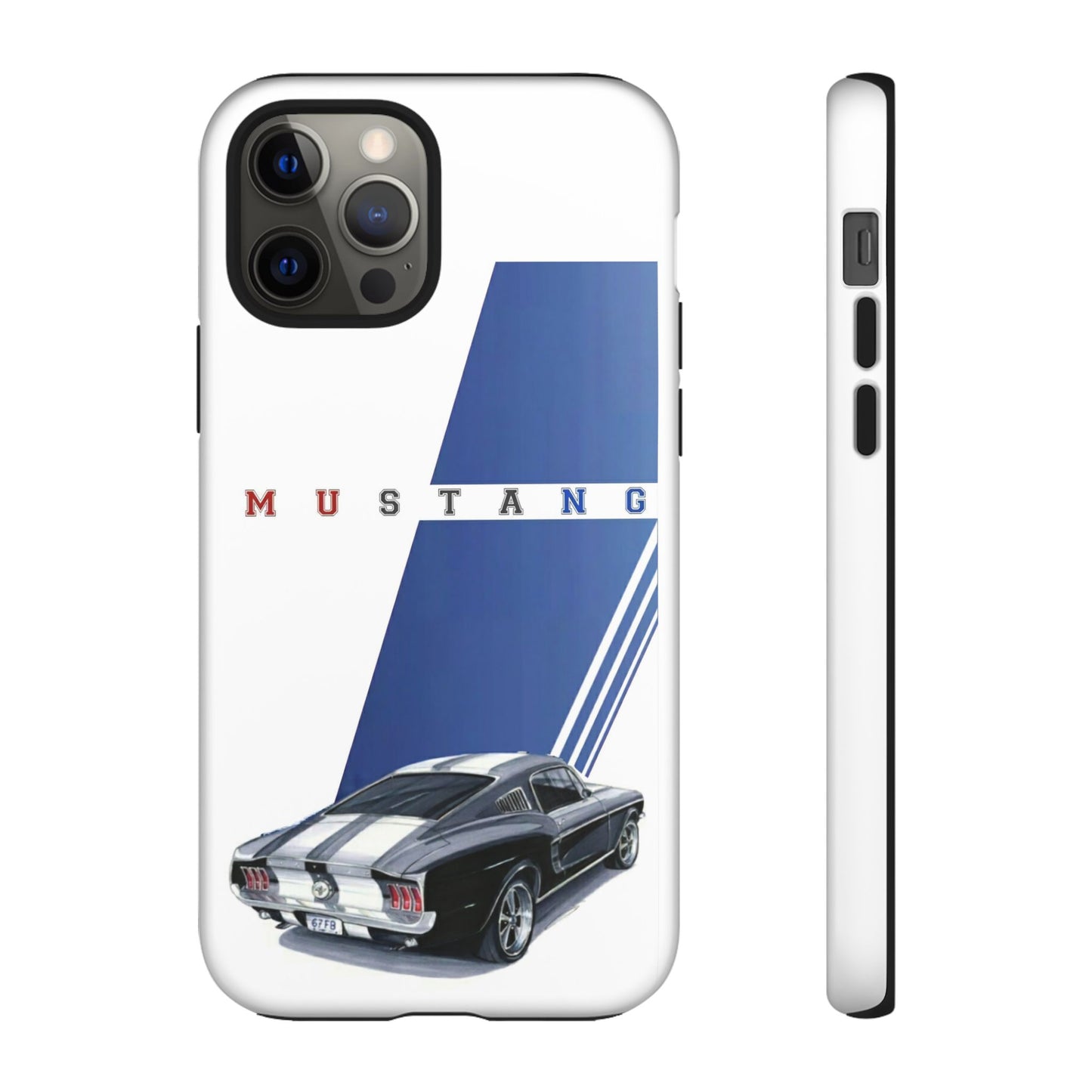Mustang Car Art Tough Cases For iPhones, Samsung Galaxy and Google Pixel