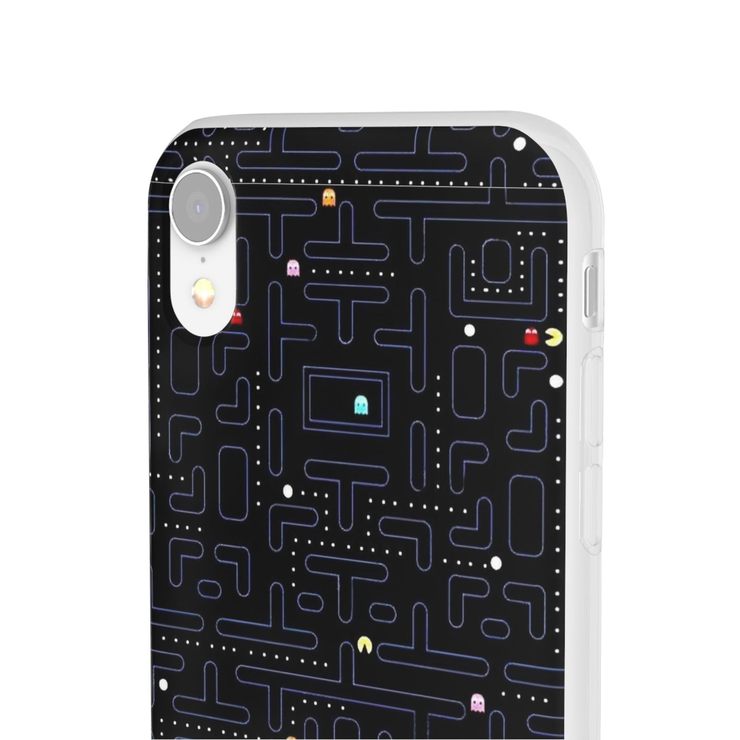Retro Arcade Gaming TPU Phone Case, Fun Flexi Case, Gift for Gamers, Pac Man