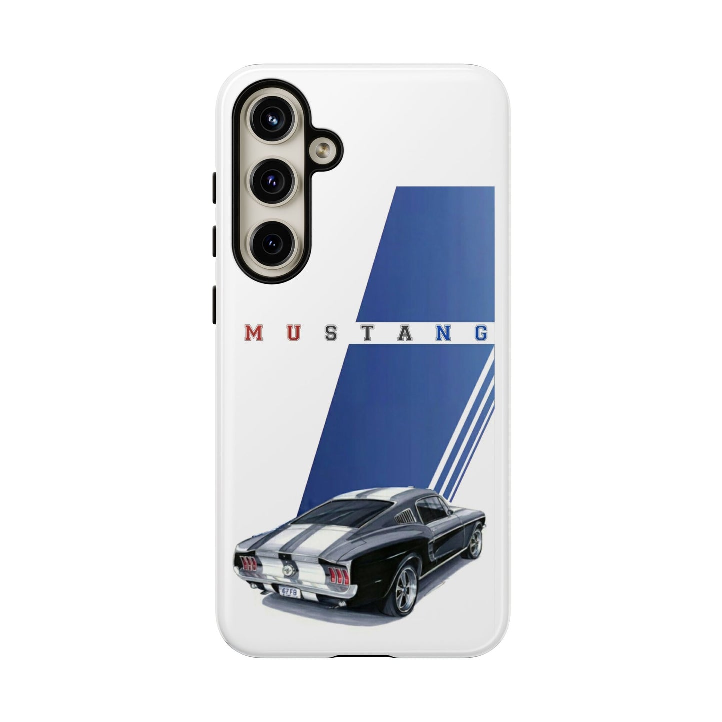 Mustang Car Art Tough Cases For iPhones, Samsung Galaxy and Google Pixel