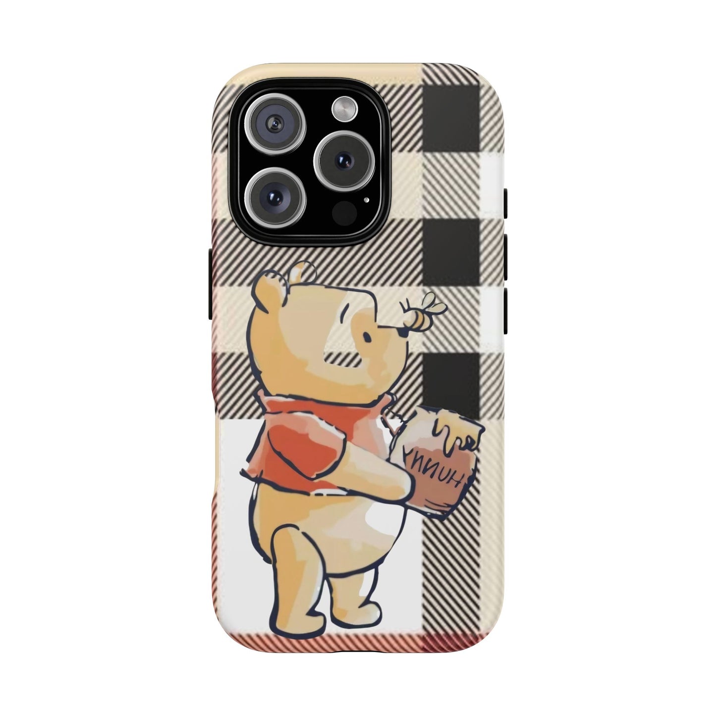 Cute Animal Phone Case, Winnie the Pooh Design, Gift for Kids, Character Case,