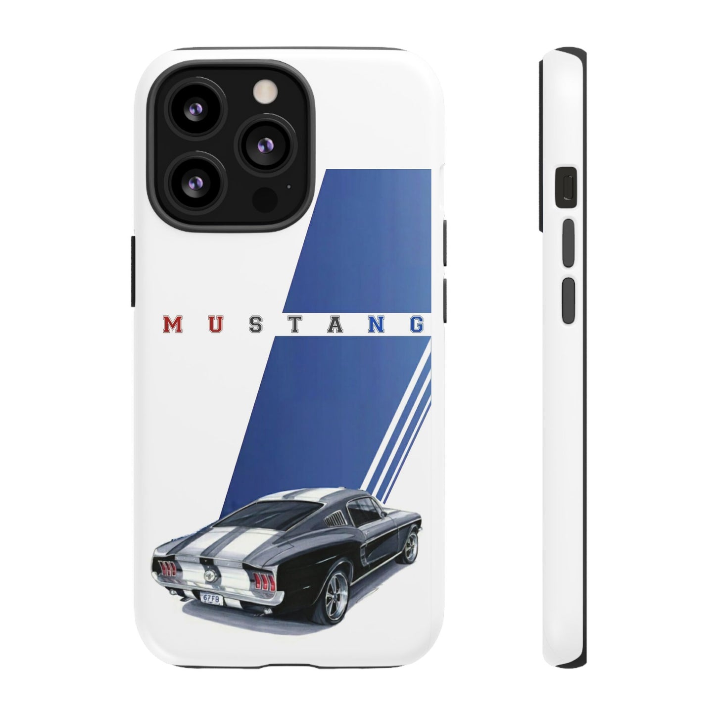 Mustang Car Art Tough Cases For iPhones, Samsung Galaxy and Google Pixel